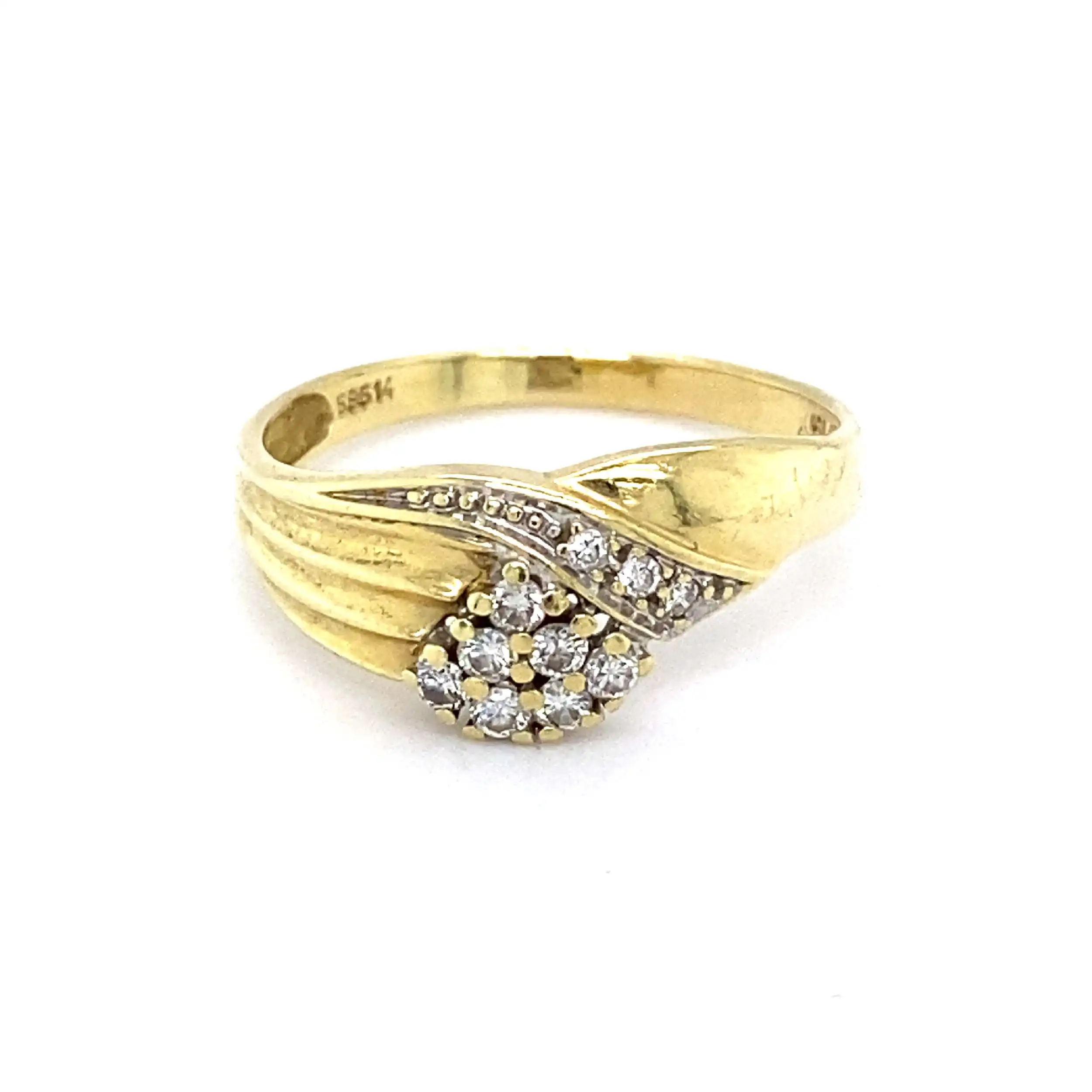 Ring Gelbgold mit Brillanten Ring Gelbgold mit Brillanten