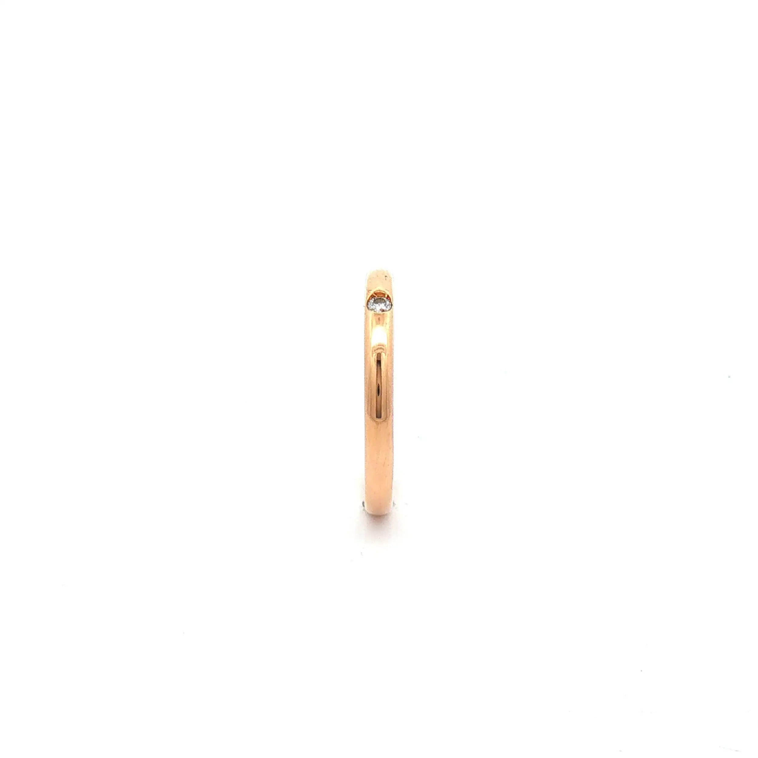 Trauring Gelbgold mit Brillant Trauring Gelbgold mit Brillant