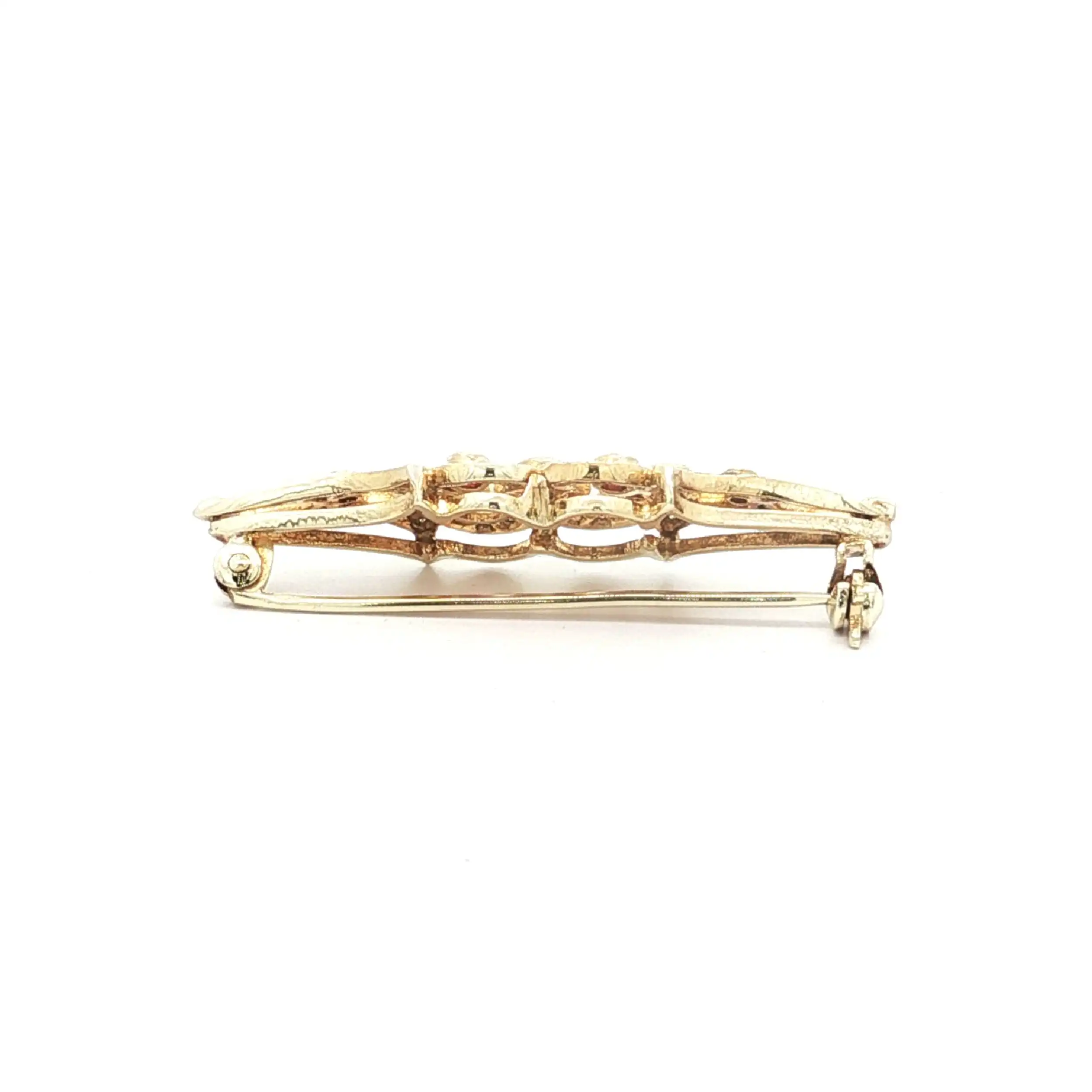 Nadel Gelbgold mit Rubin, Saphir, Smaragd & Diamanten Nadel Gelbgold mit Rubin, Saphir, Smaragd & Diamanten