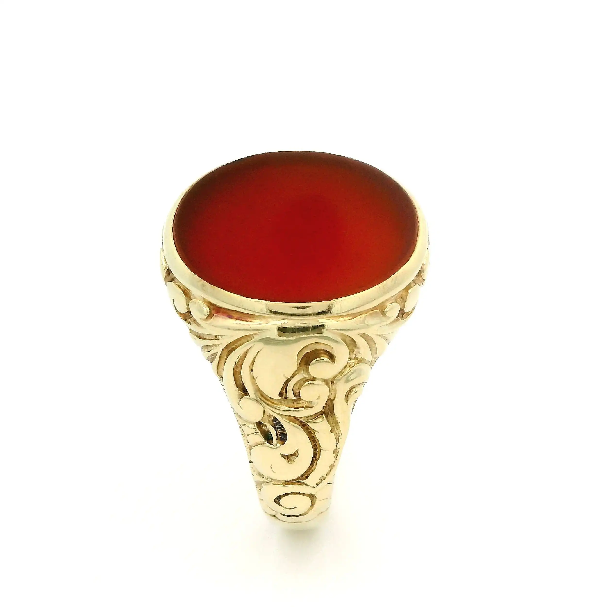 Siegelring Gelbgold mit Carneol