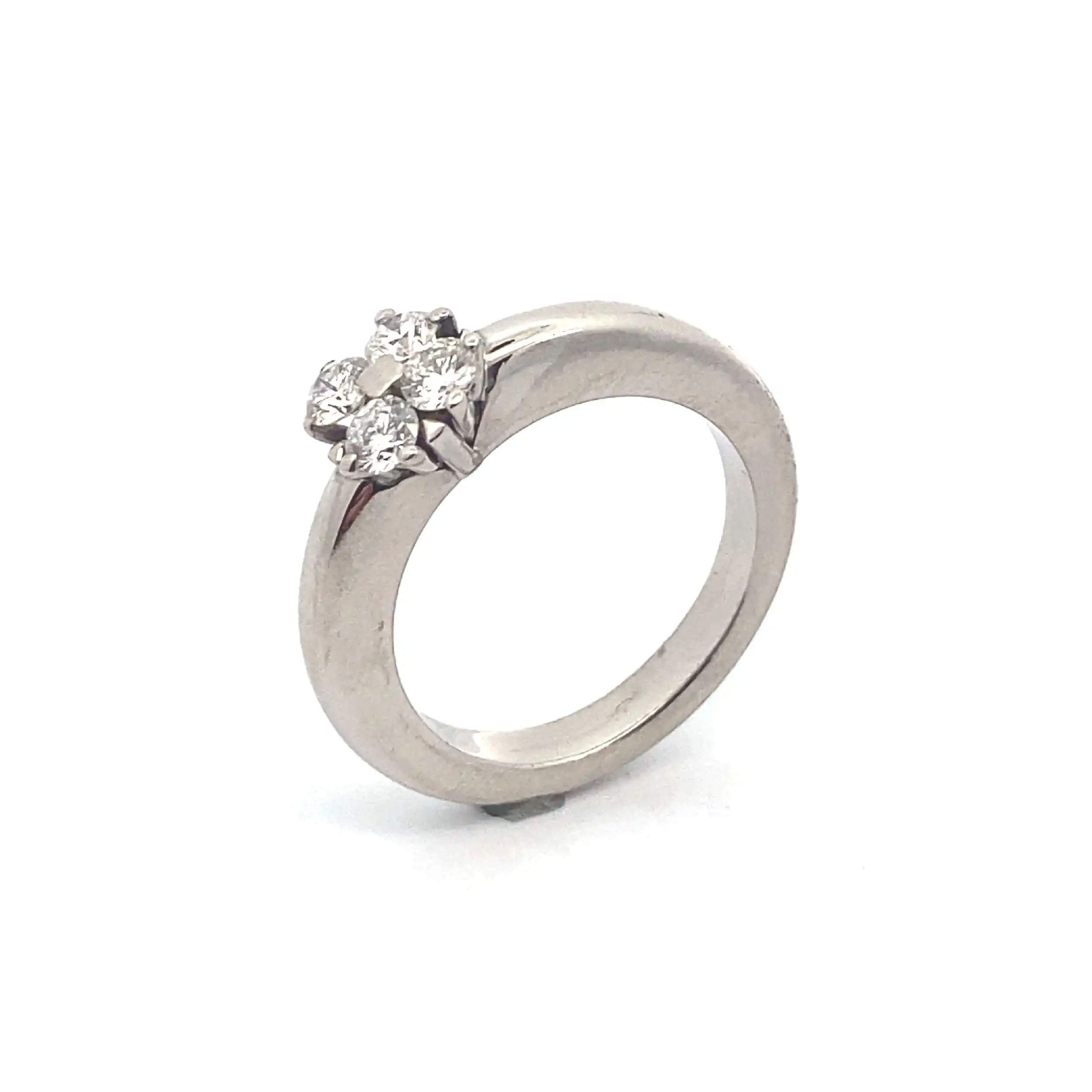 Ring Weißgold mit Brillanten Ring Weißgold mit Brillanten