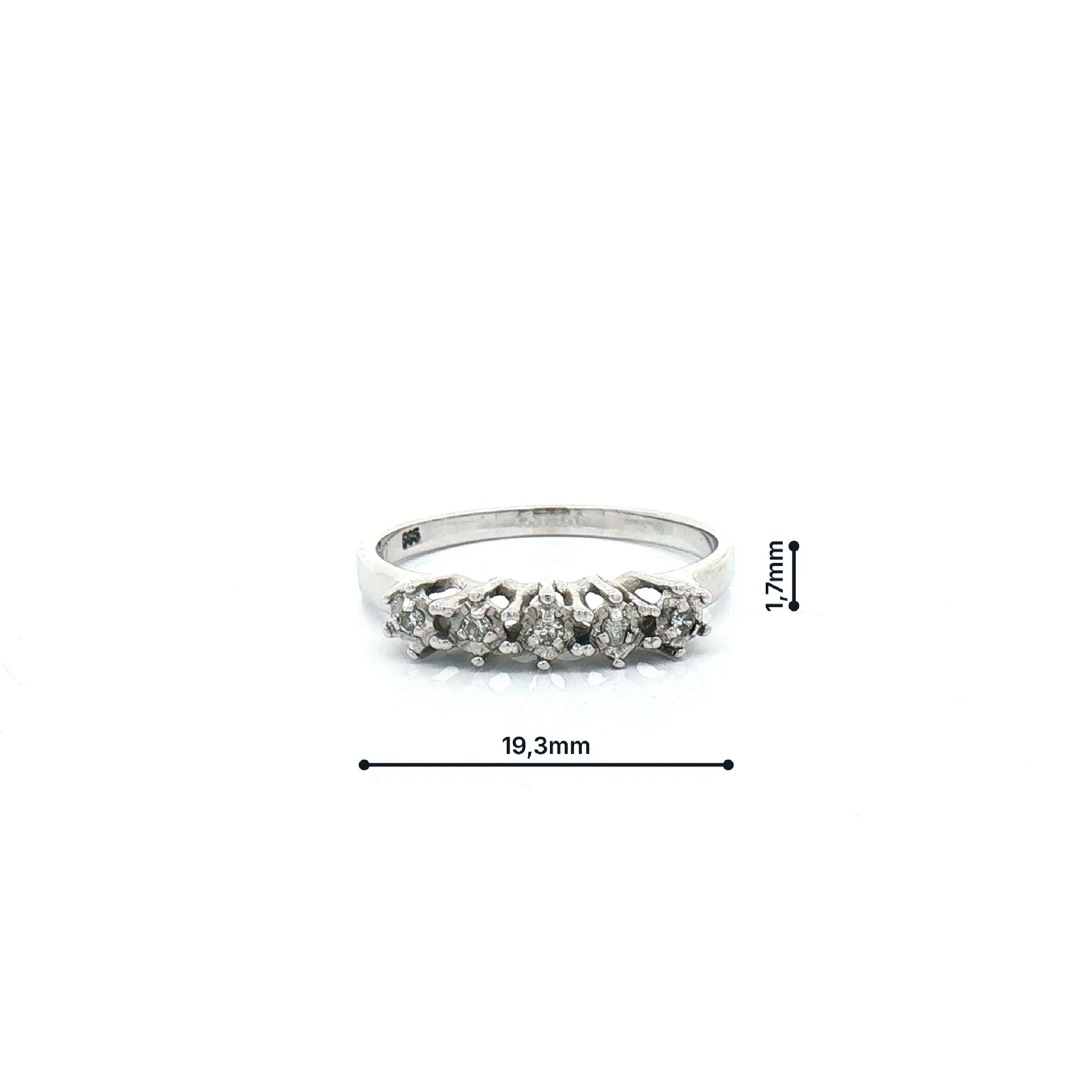 Ring Weißgold mit Brillanten