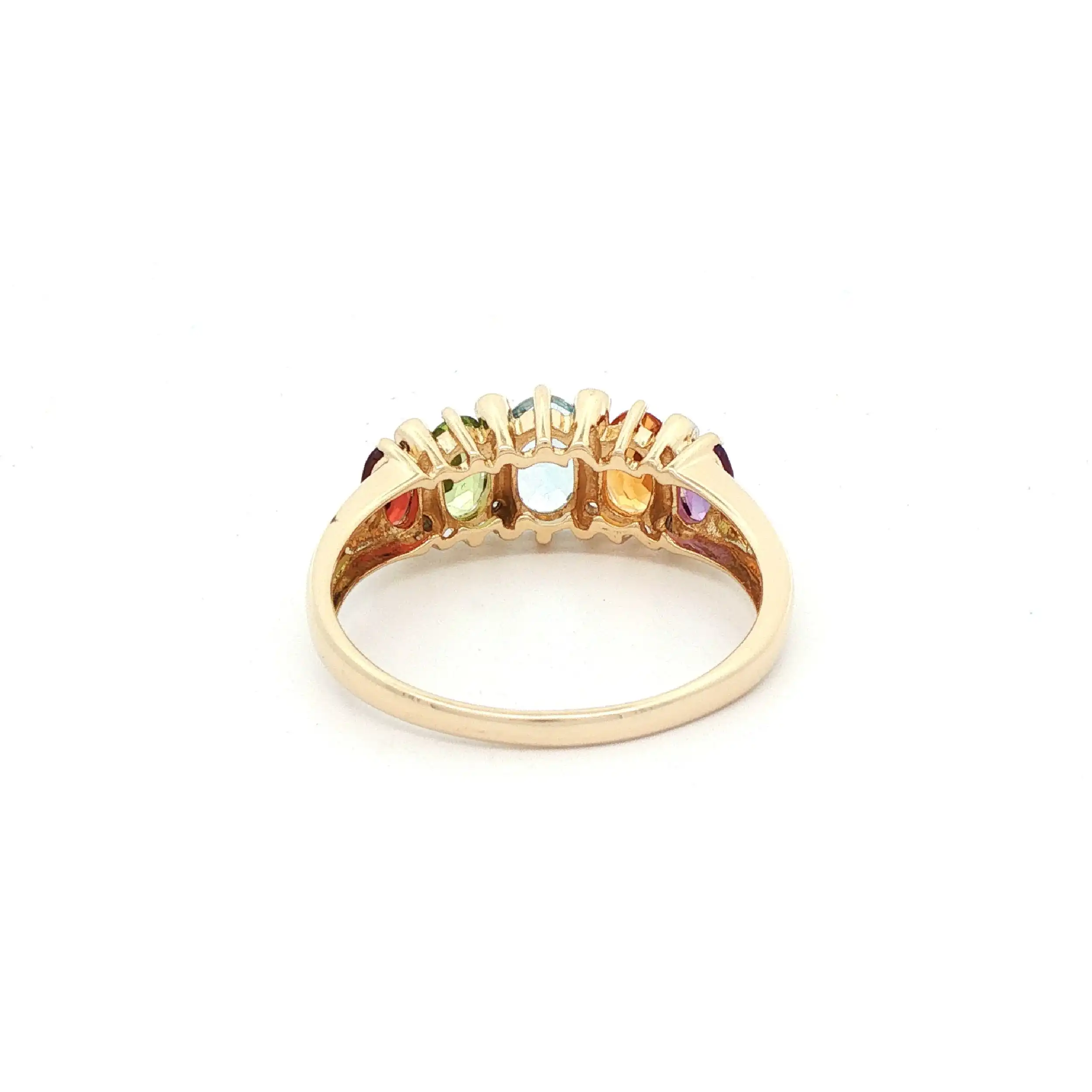 Ring Gelbgold mit diversen Topase und Diamanten Ring Gelbgold mit diversen Topase und Diamanten