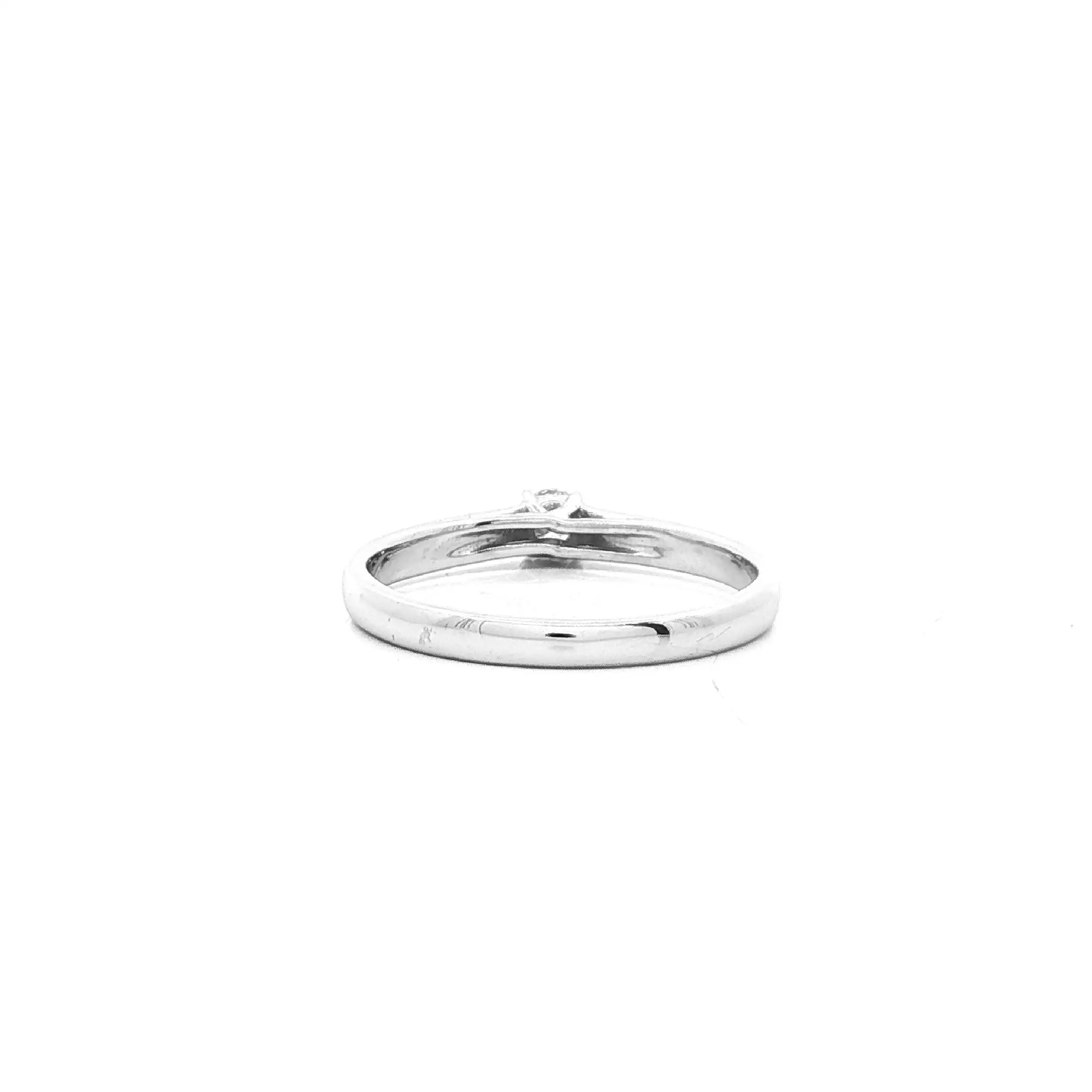 Solitärring Weißgold mit Brillant Solitärring Weißgold mit Brillant