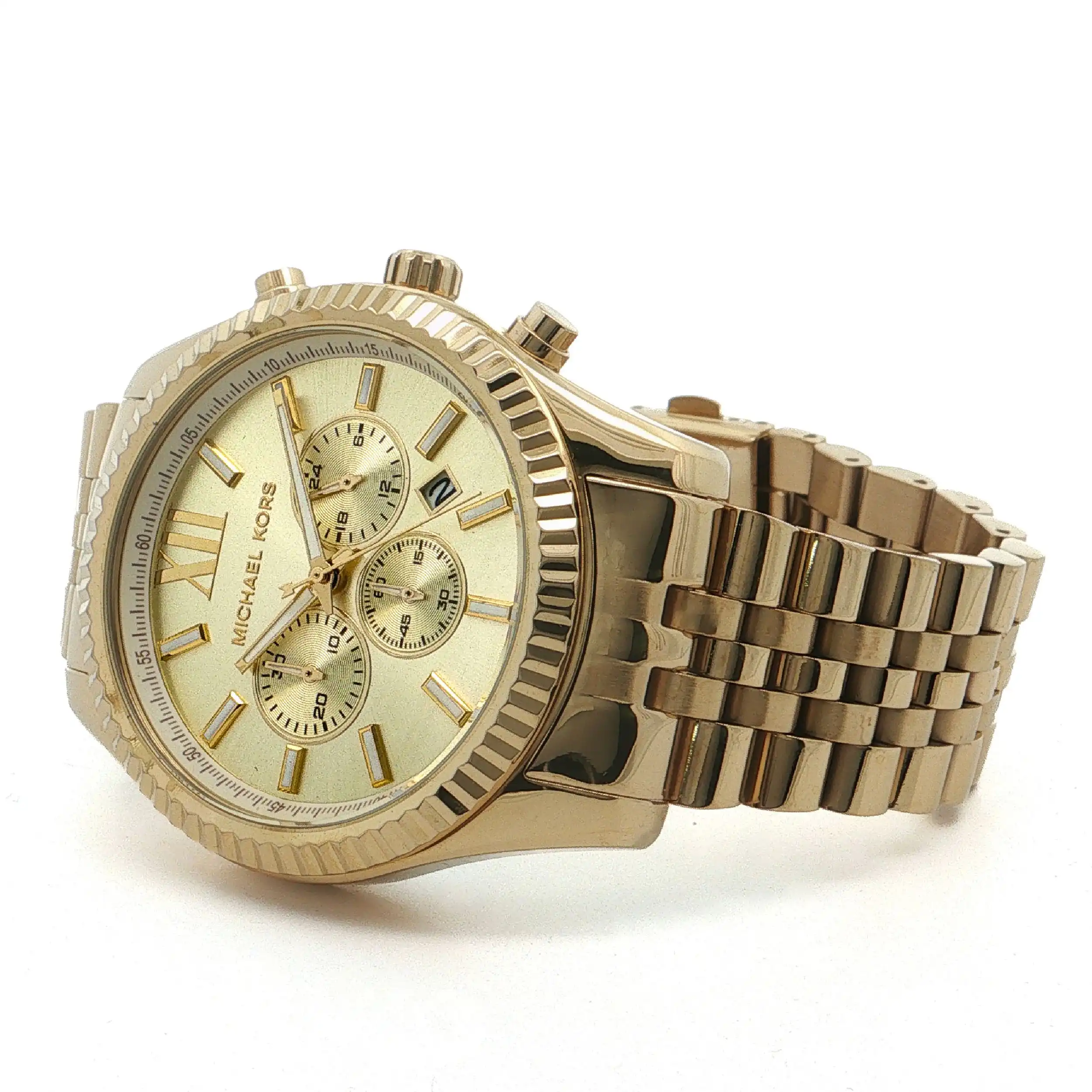 Herrenuhr Michael Kors vergoldet - MK8281