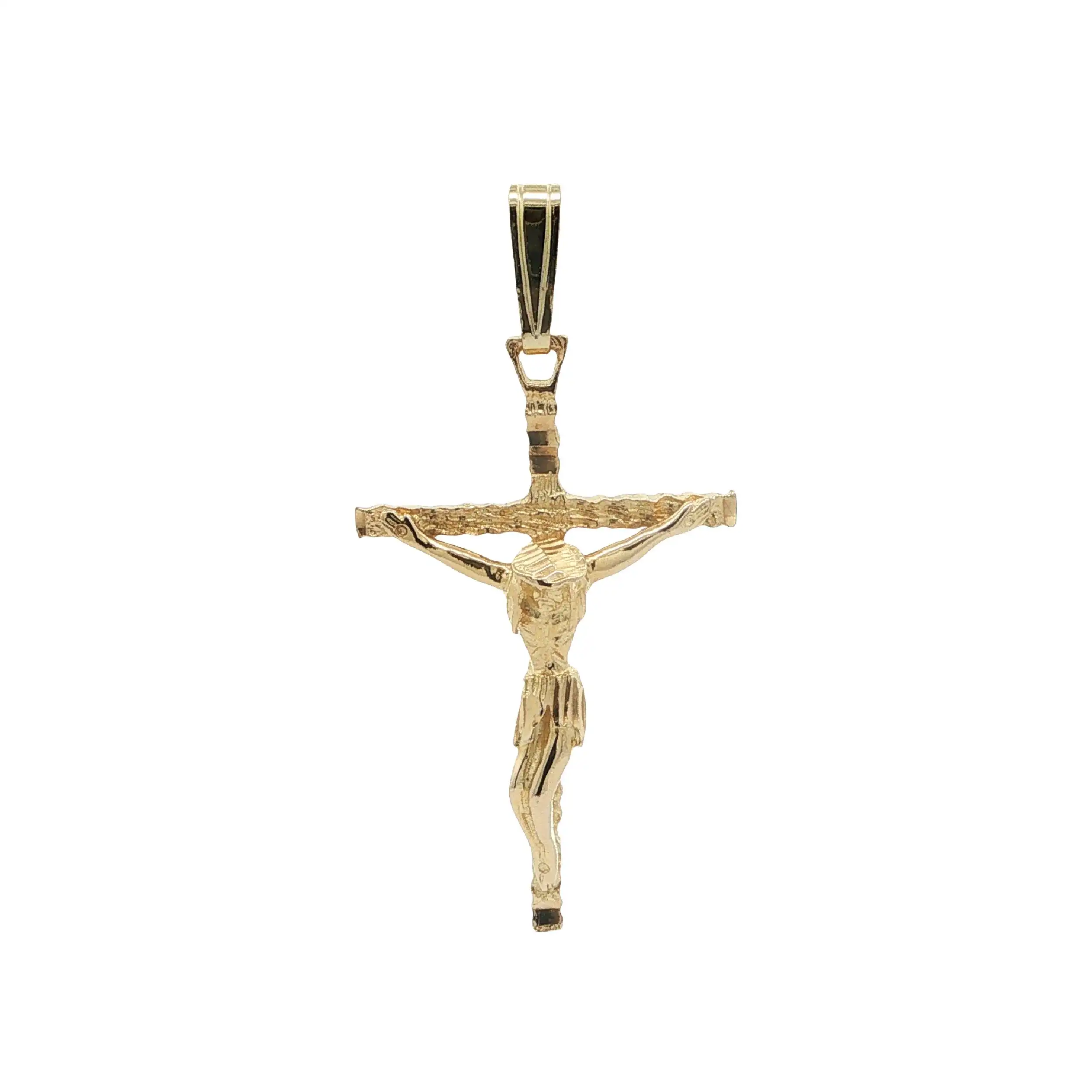 Anhänger Gelbgold Kreuz