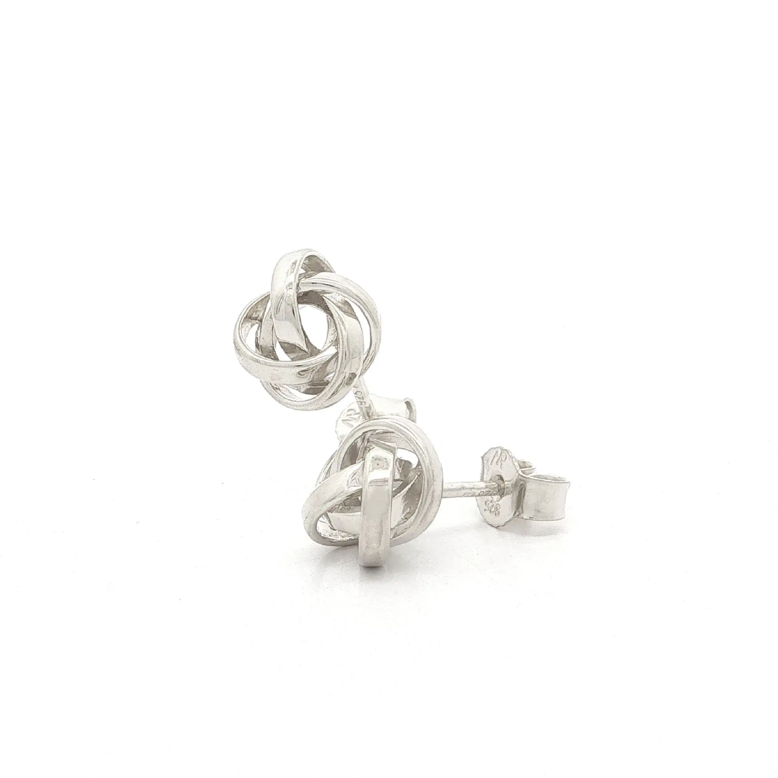 Silberohrstecker Knoten groß