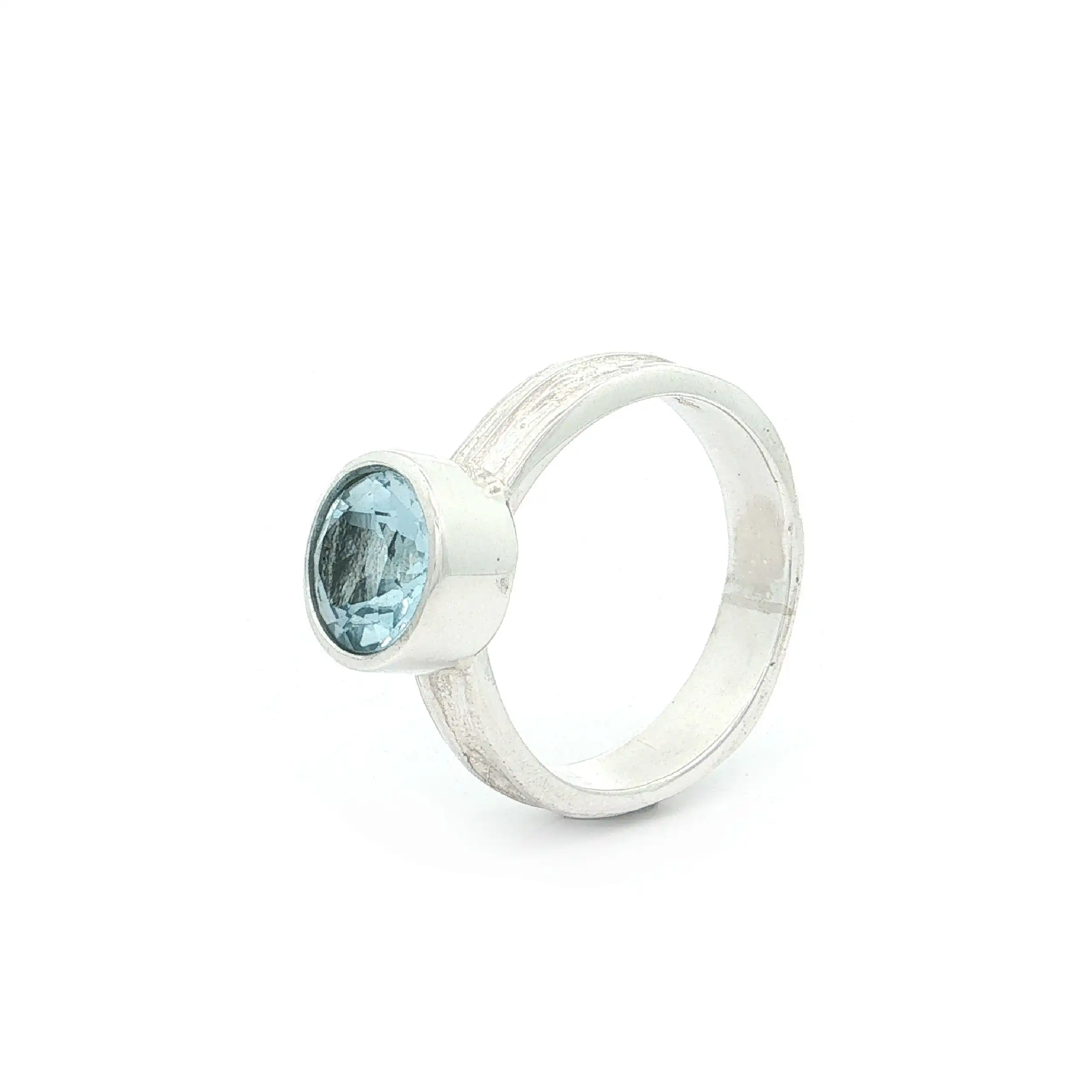 Ring Silber mit Blautopas