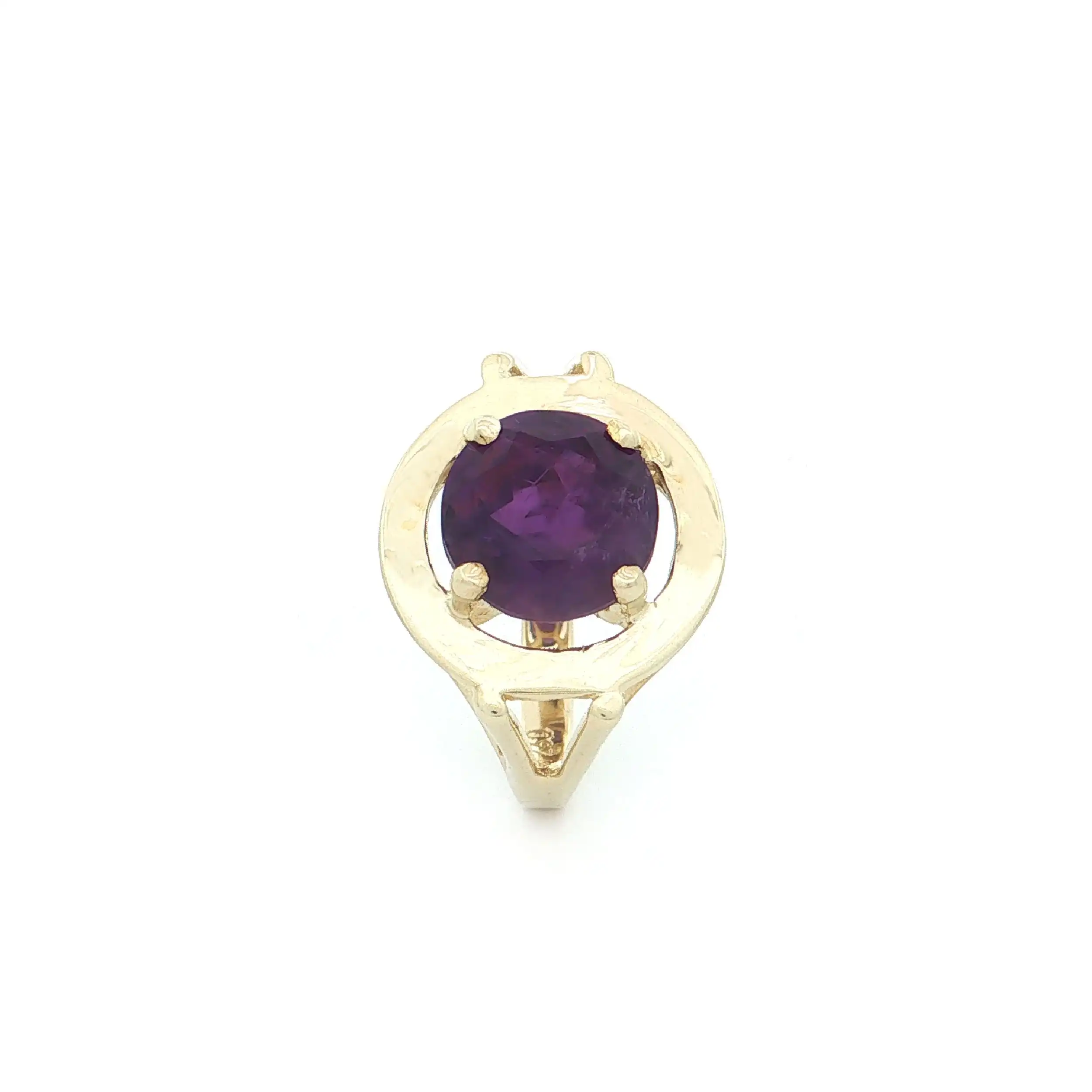 Ring Gelbgold mit Amethyst