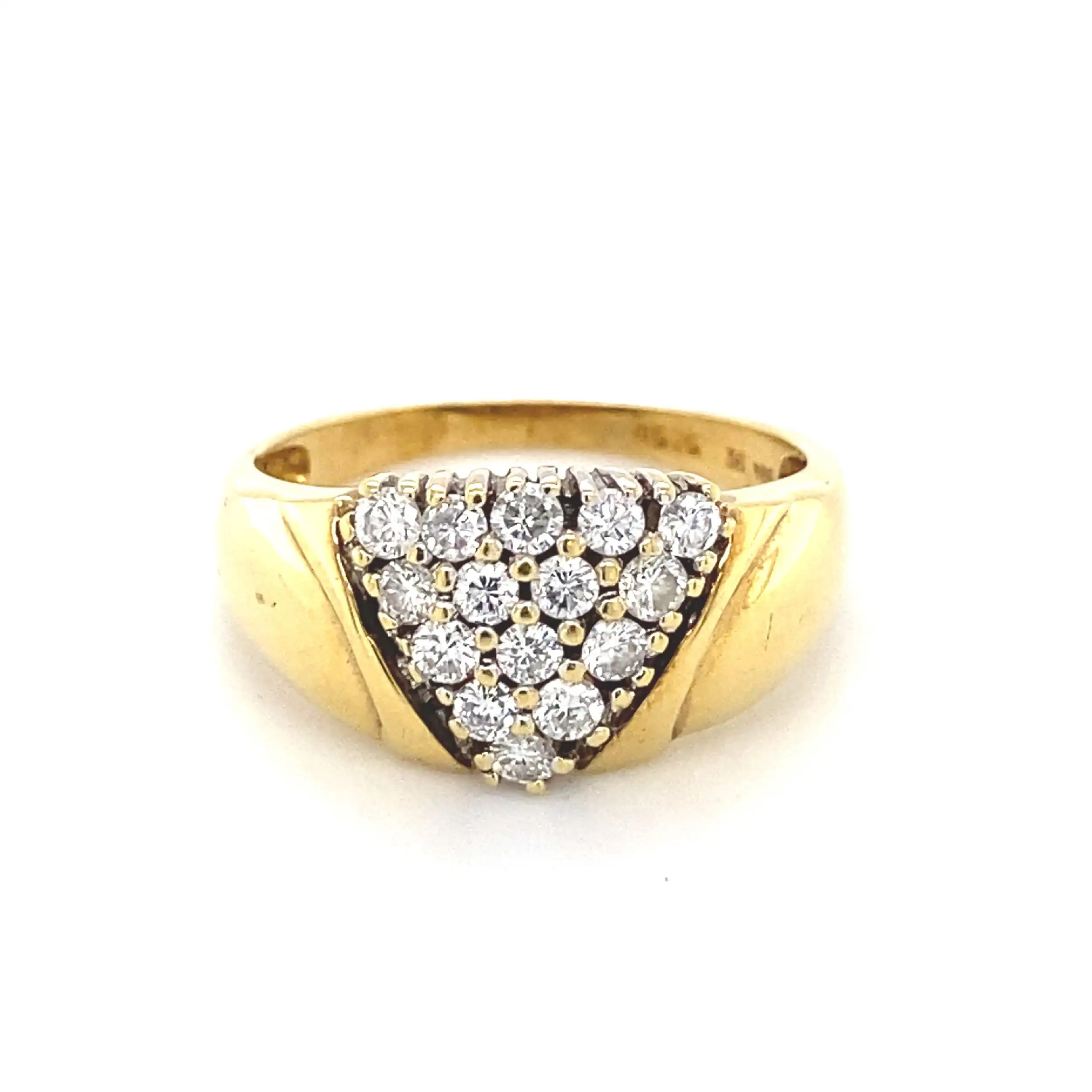 Ring Gelbgold mit Brillanten Ring Gelbgold mit Brillanten