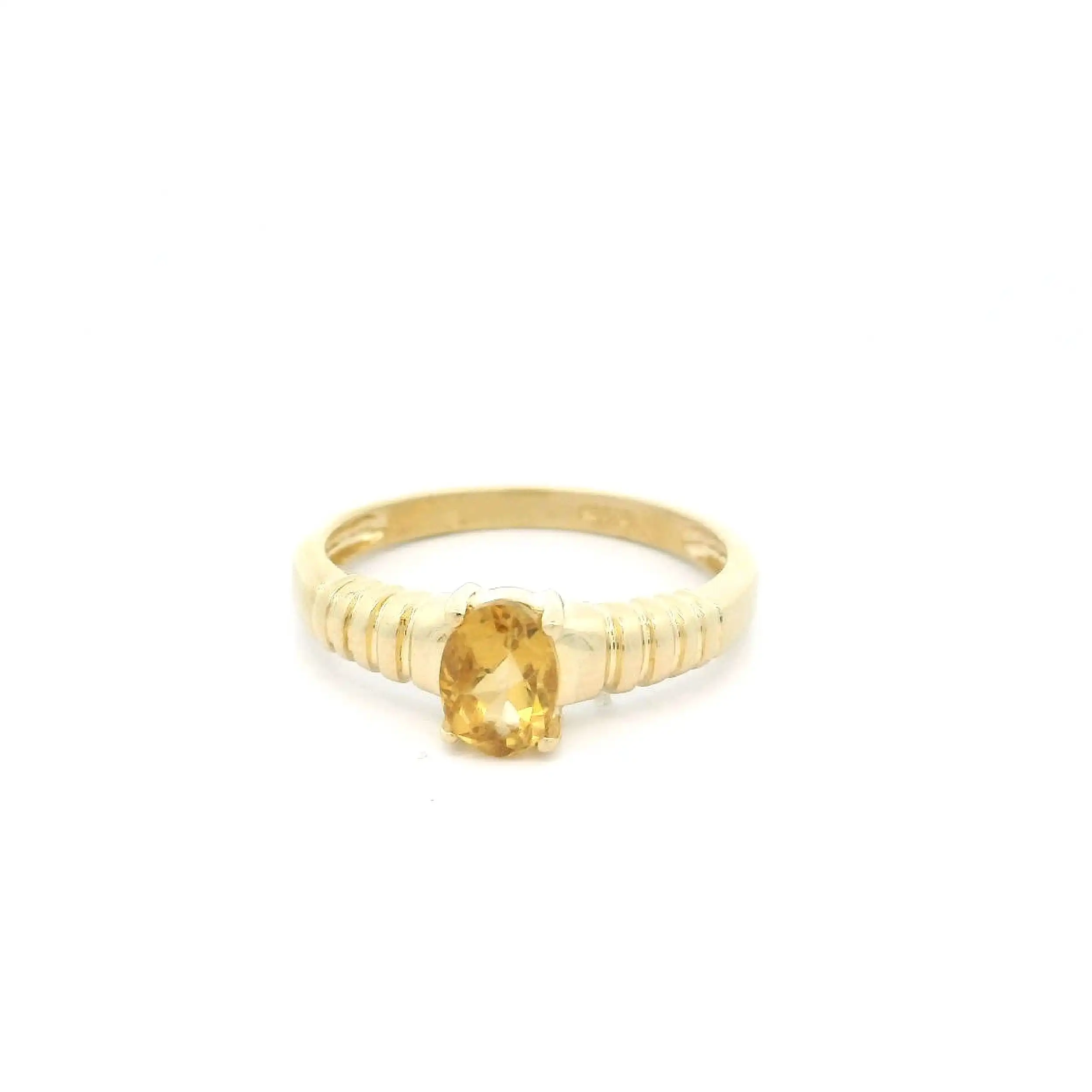 Ring Gelbgold mit Citrin