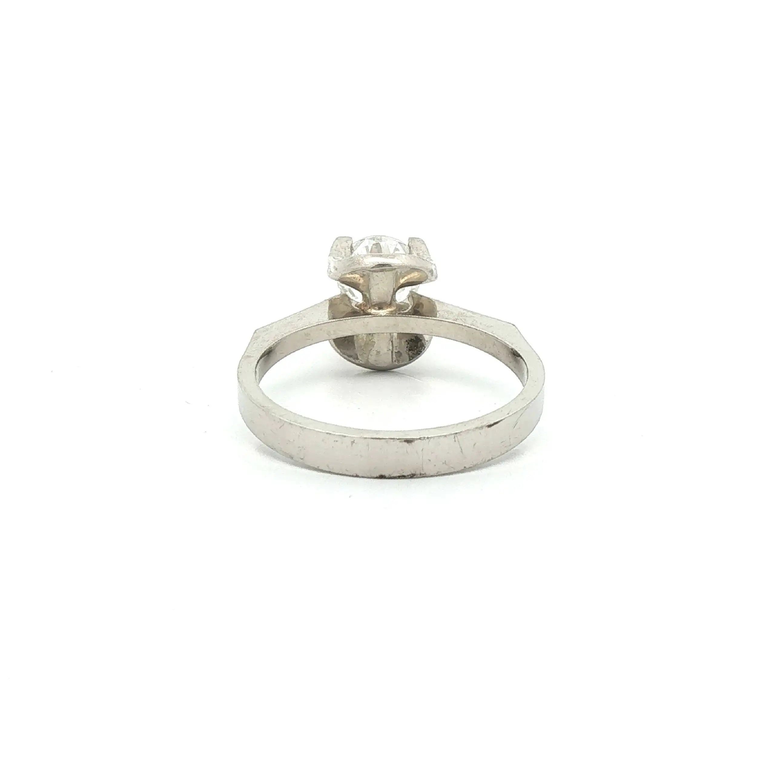 Solitärring Weißgold mit Brillant Solitärring Weißgold mit Brillant