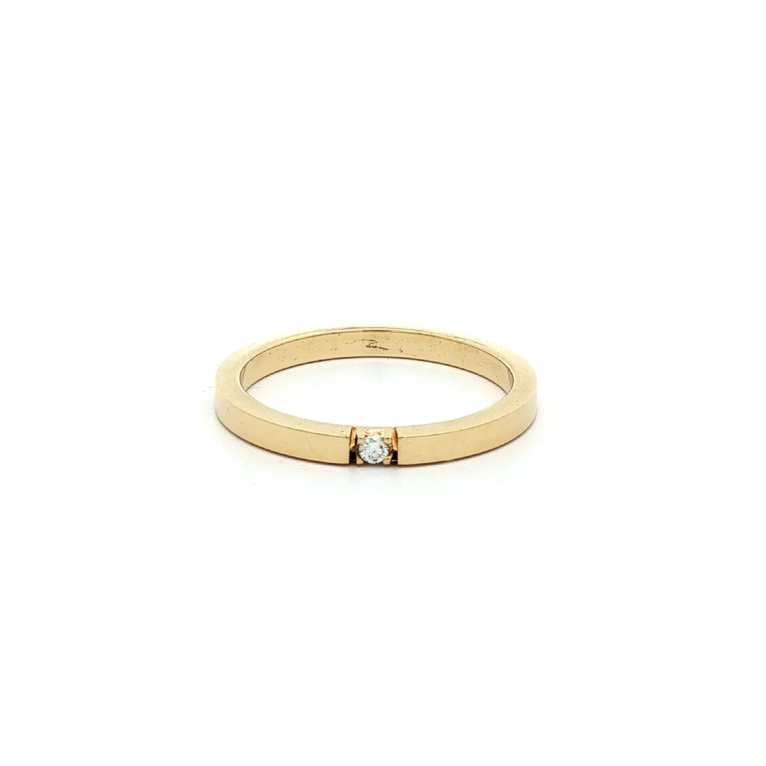 Ring Gelbgold mit Brillanten