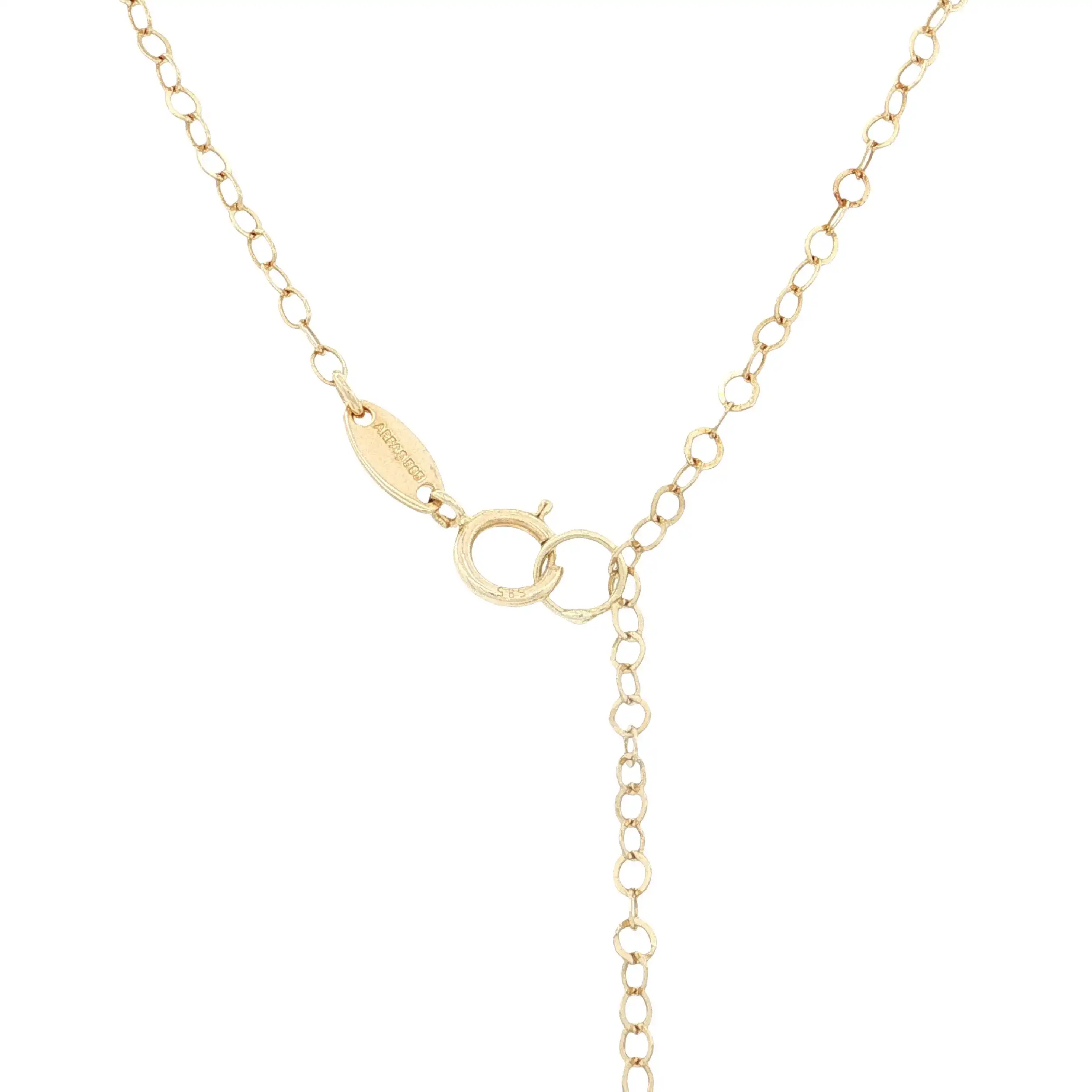 Kette Gelbgold mit Plättchen