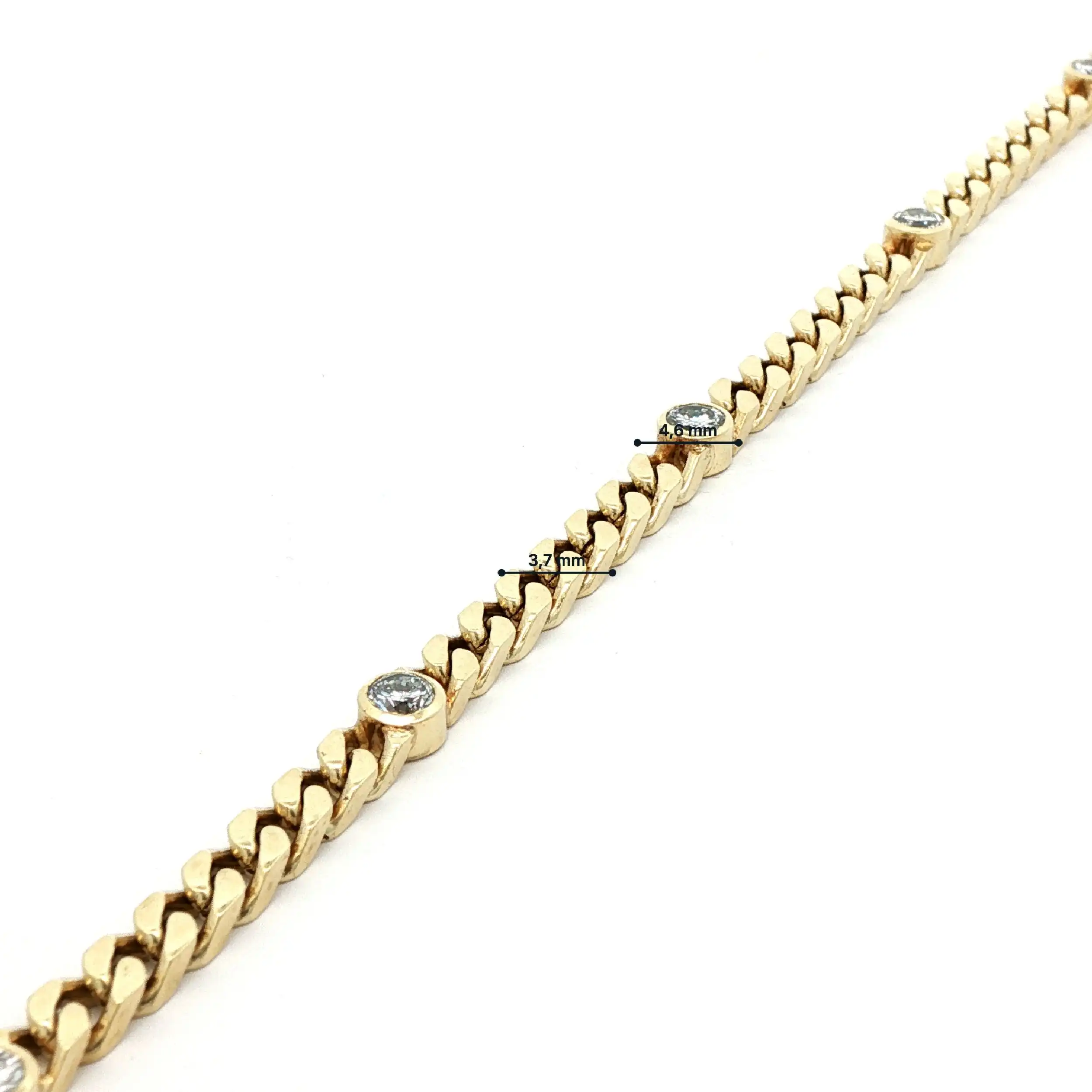 Armband Gelbgold mit Brillanten Armband Gelbgold mit Brillanten