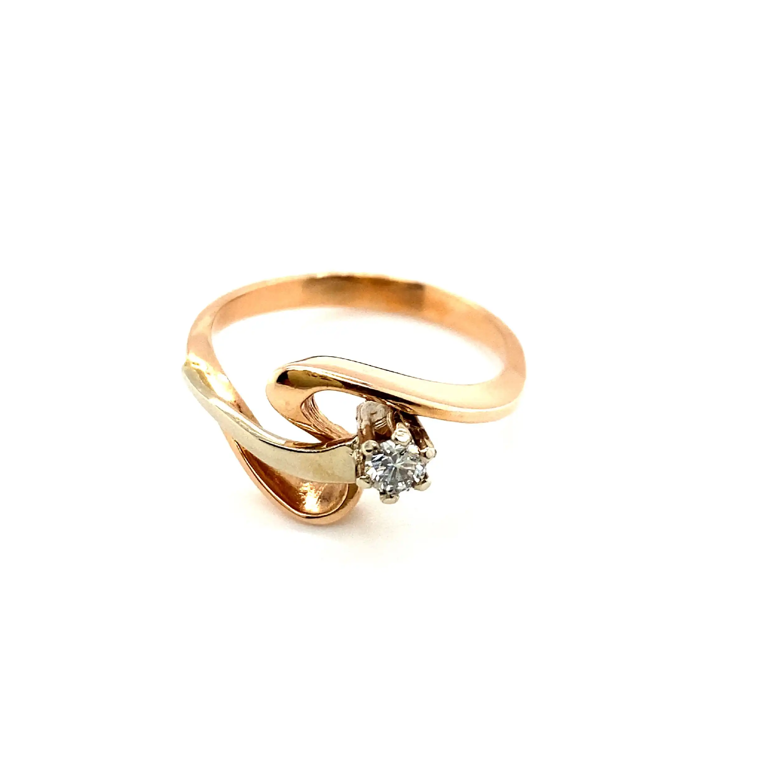 Ring Roségold mit Brillant Ring Roségold mit Brillant