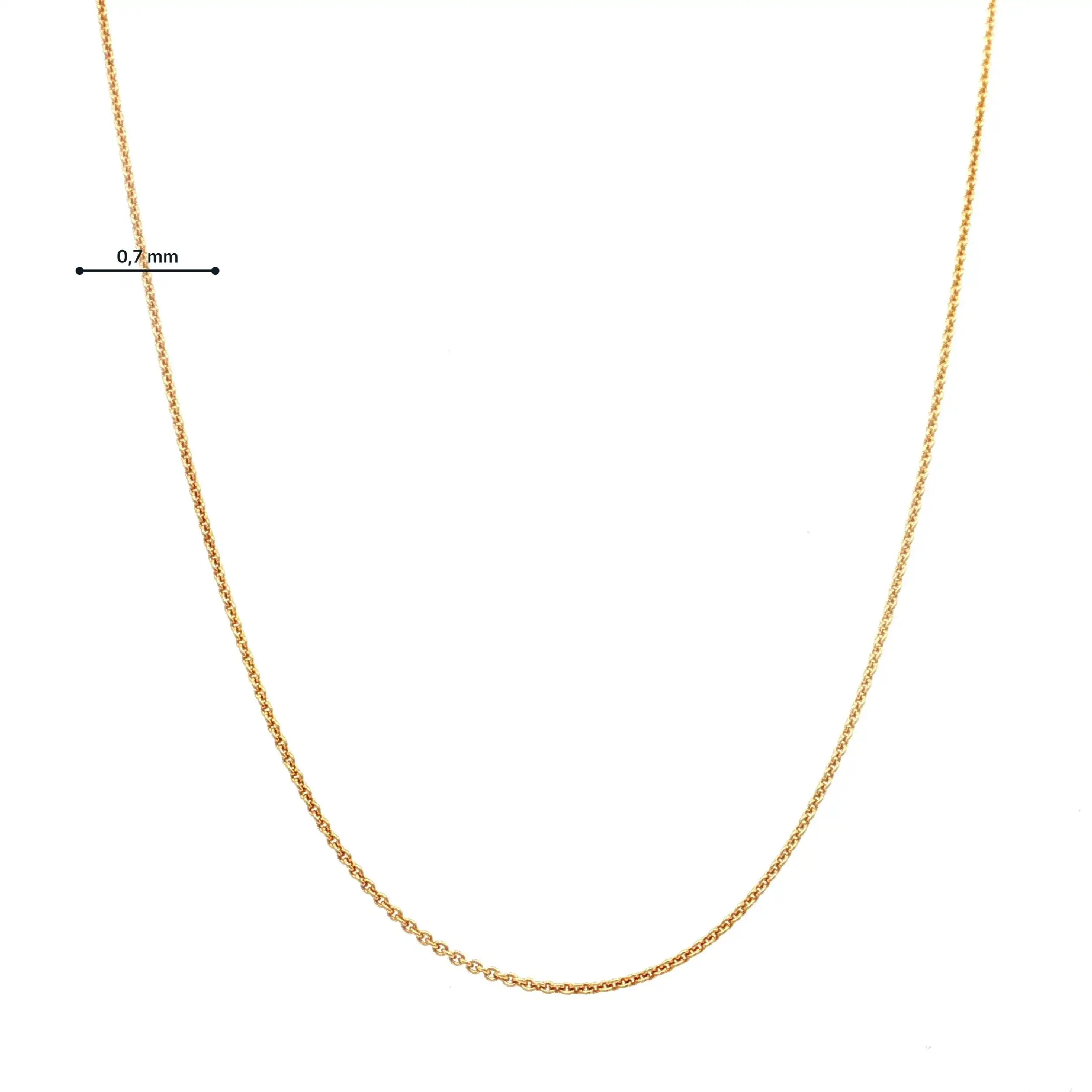 Ankerkette Gelbgold