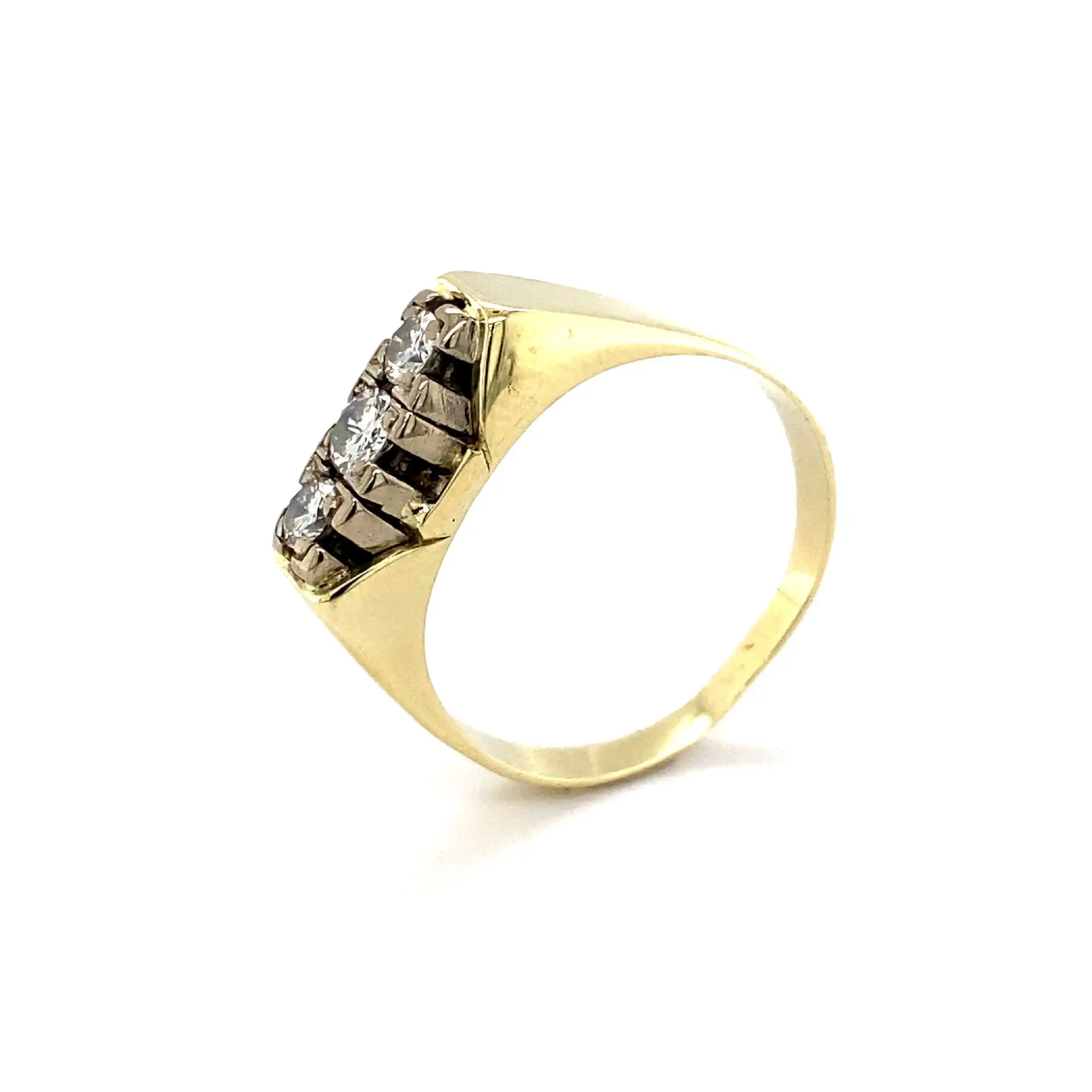Ring Bicolor mit Brillanten