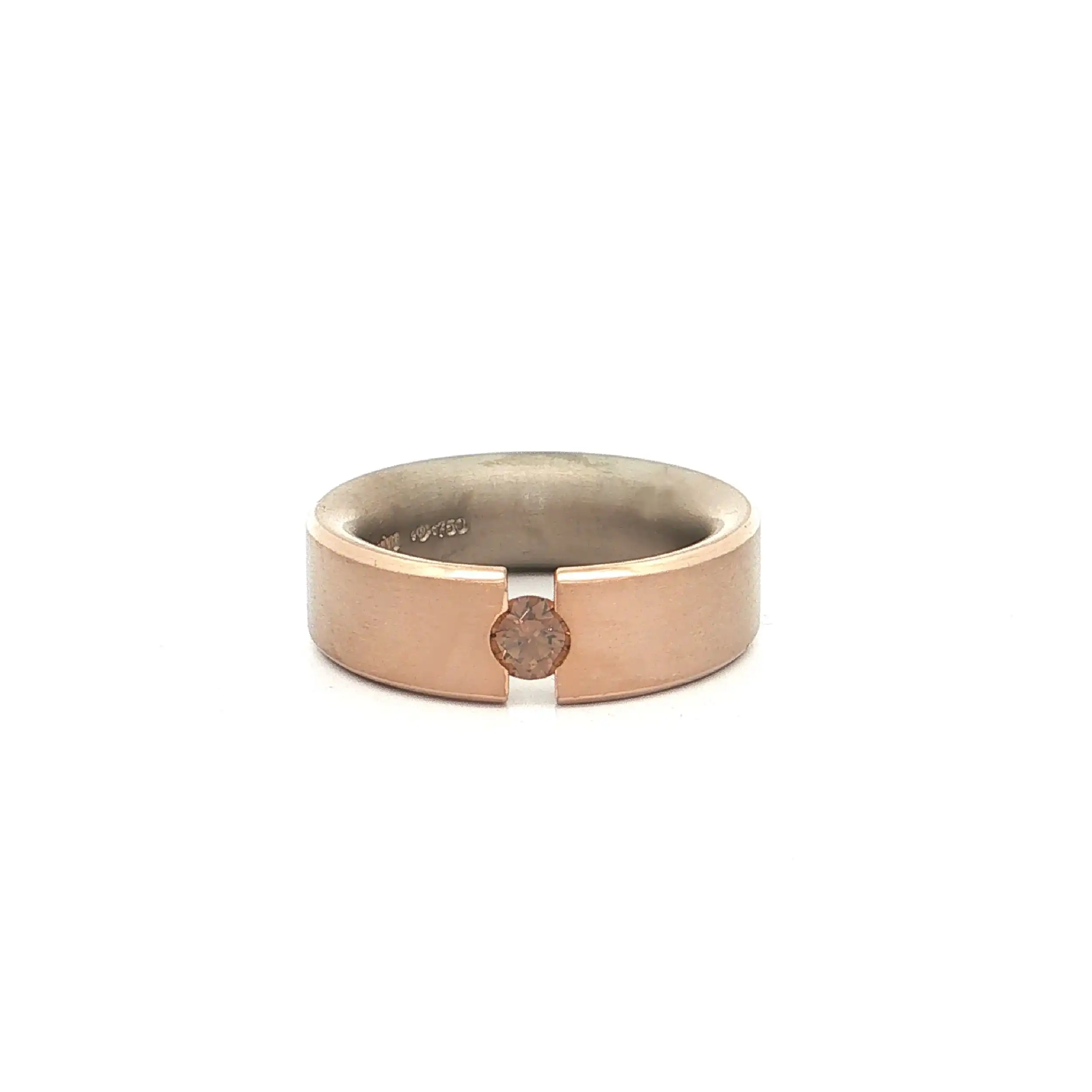 Niessing Aura Spannring aus 750er Gold mit braunem Diamant Niessing Aura Spannring aus 750er Gold mit braunem Diamant