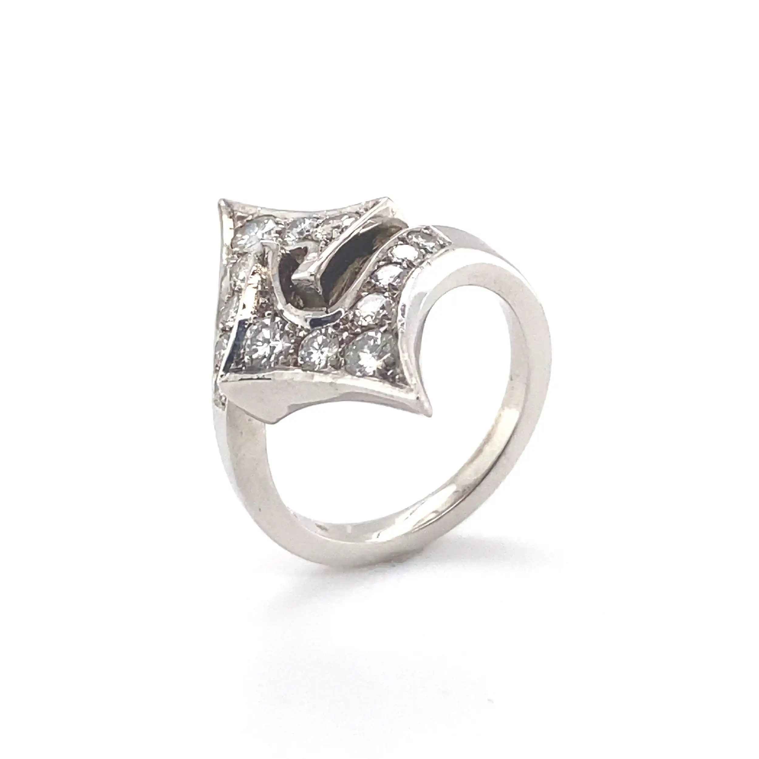 Ring Weißgold mit Brillanten