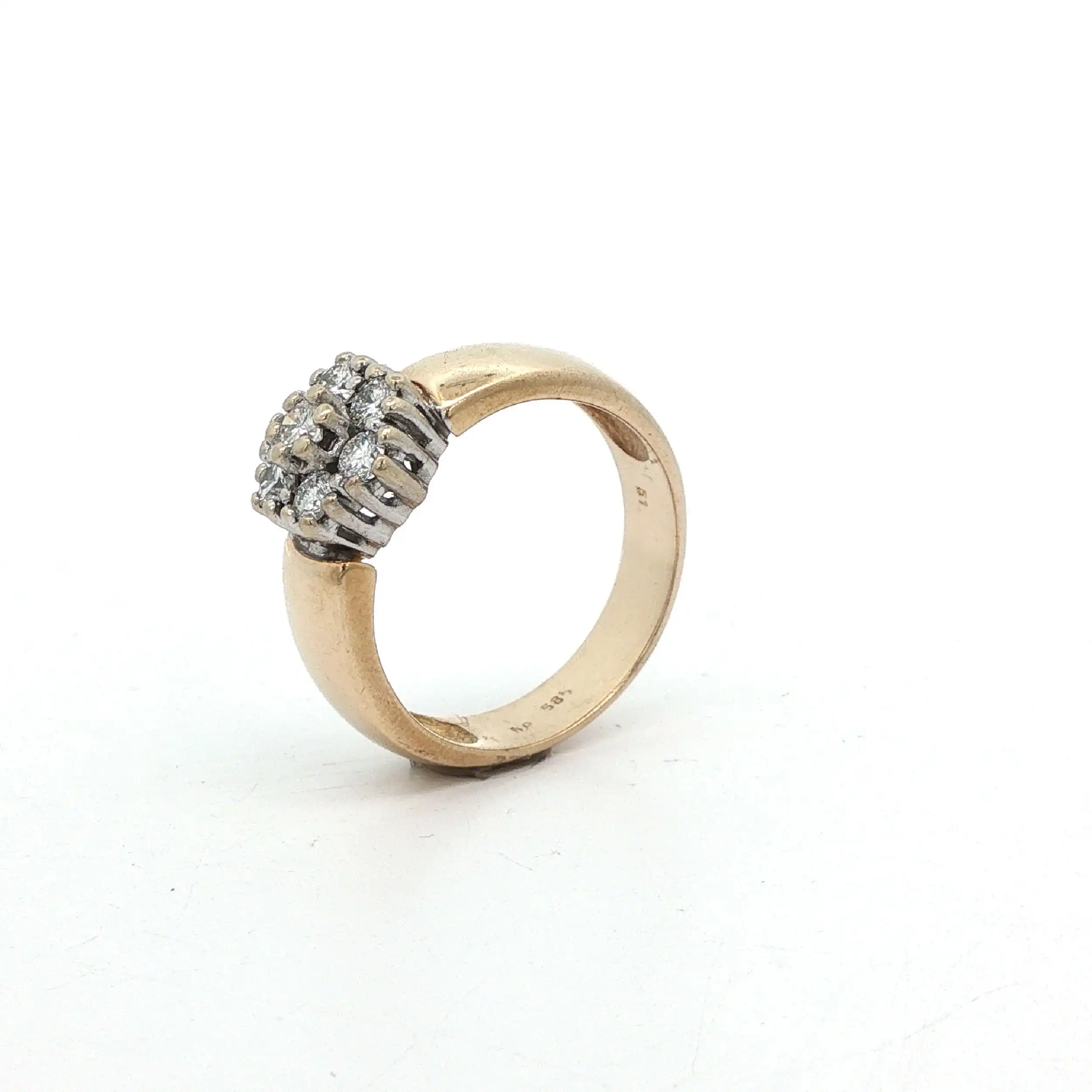 Ring Gelbgold mit Brillanten
