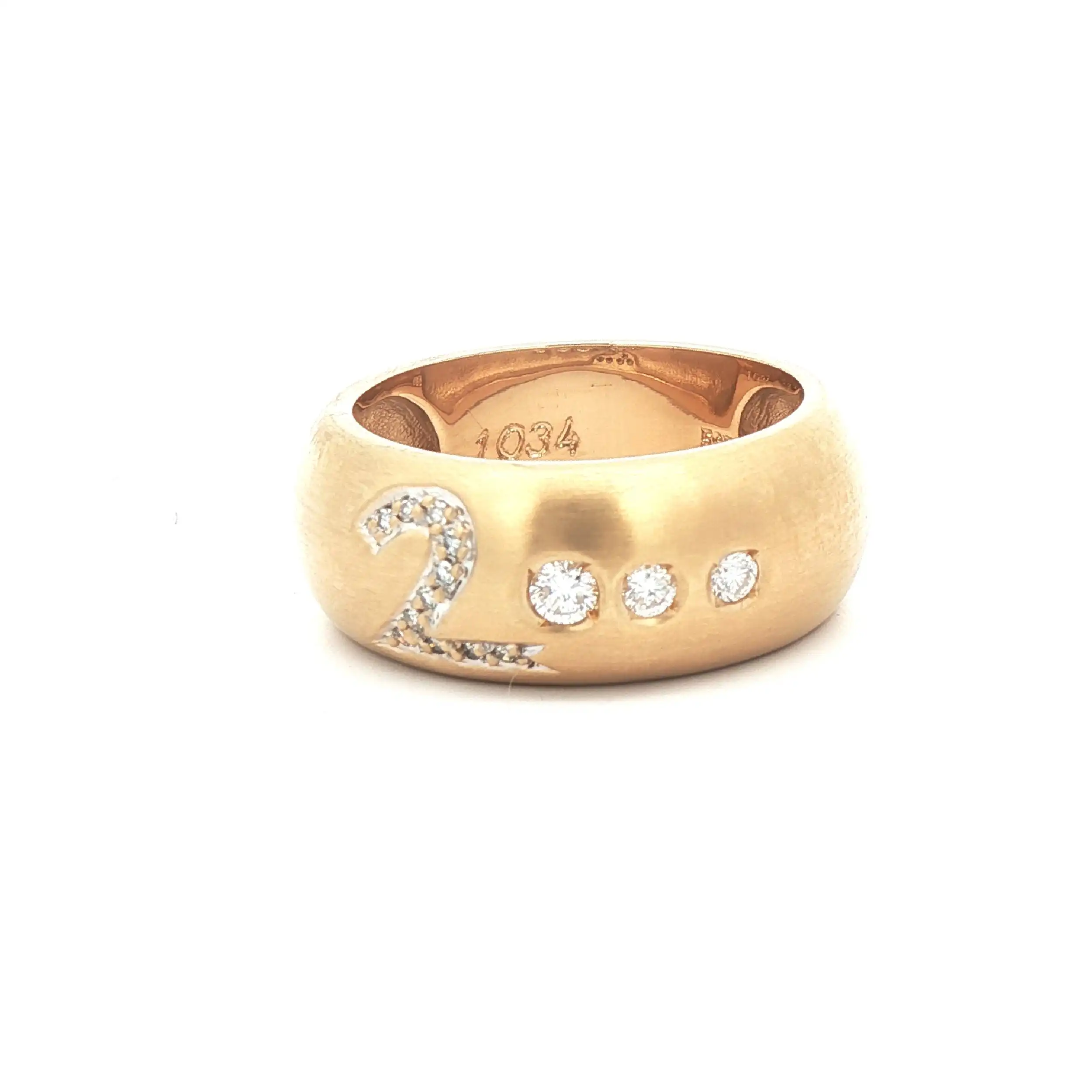 Ring Gelbgold mit Diamanten und Brillanten Ring Gelbgold mit Diamanten und Brillanten