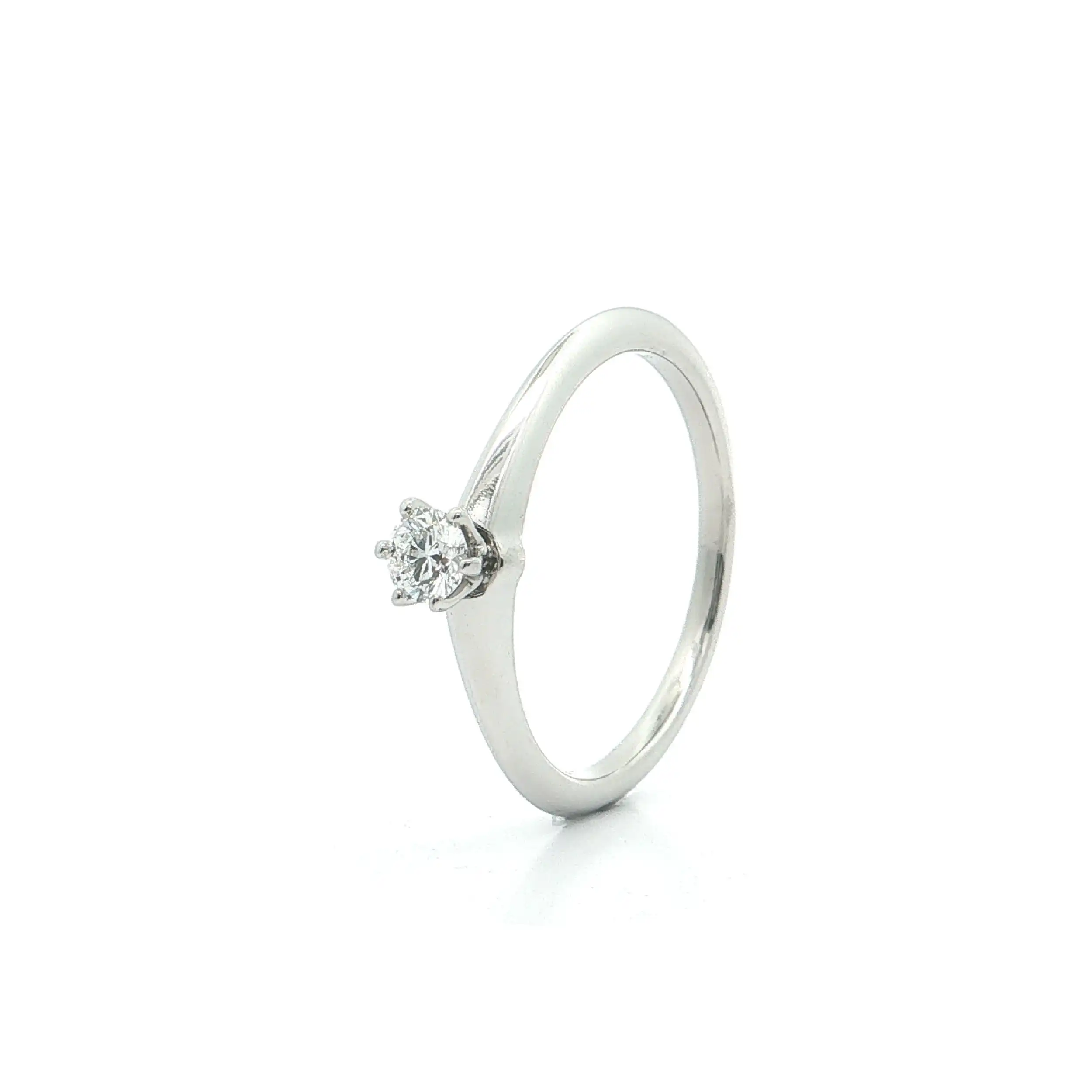 Solitärring Platin Tiffany Solitärring Platin Tiffany