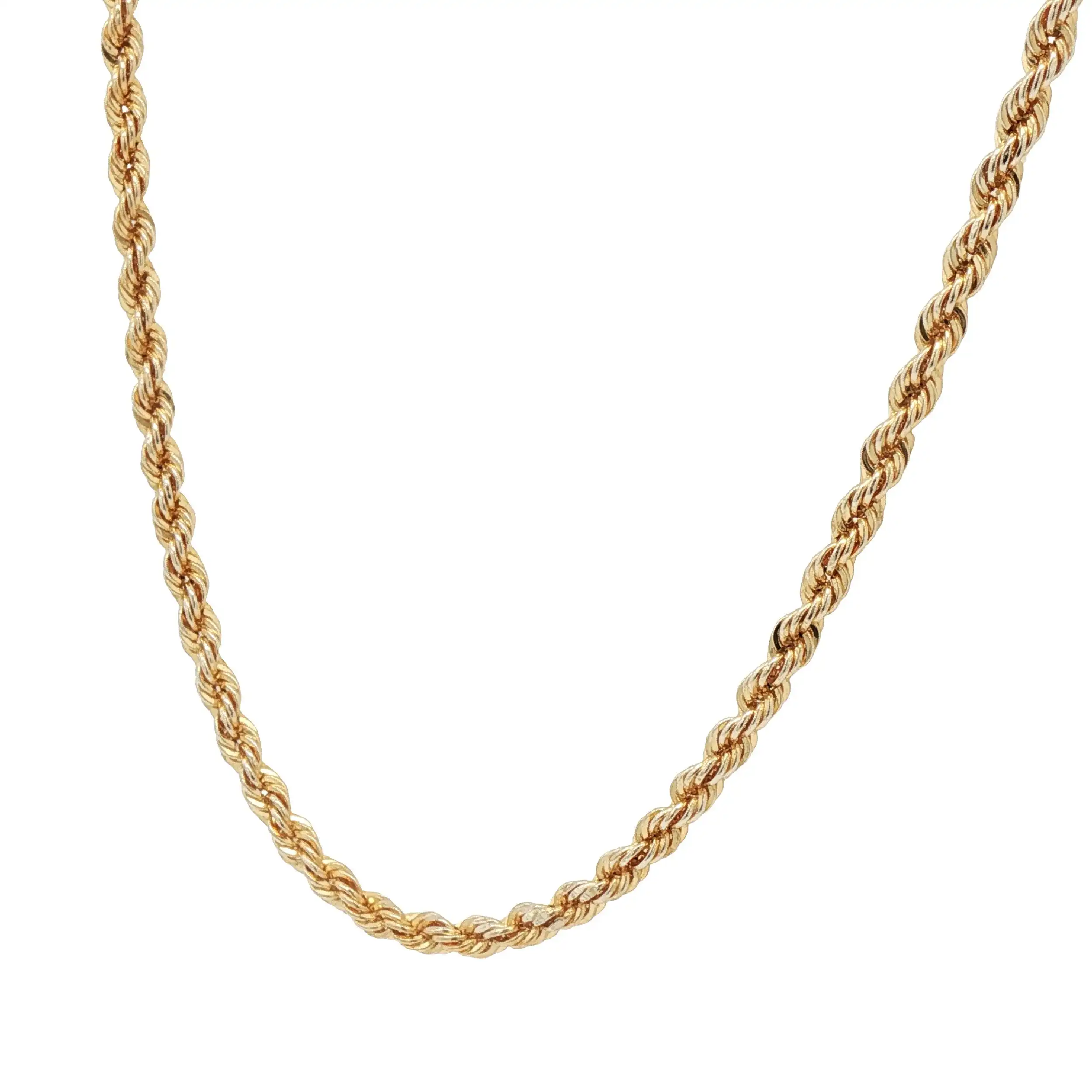 Kordelkette Gelbgold