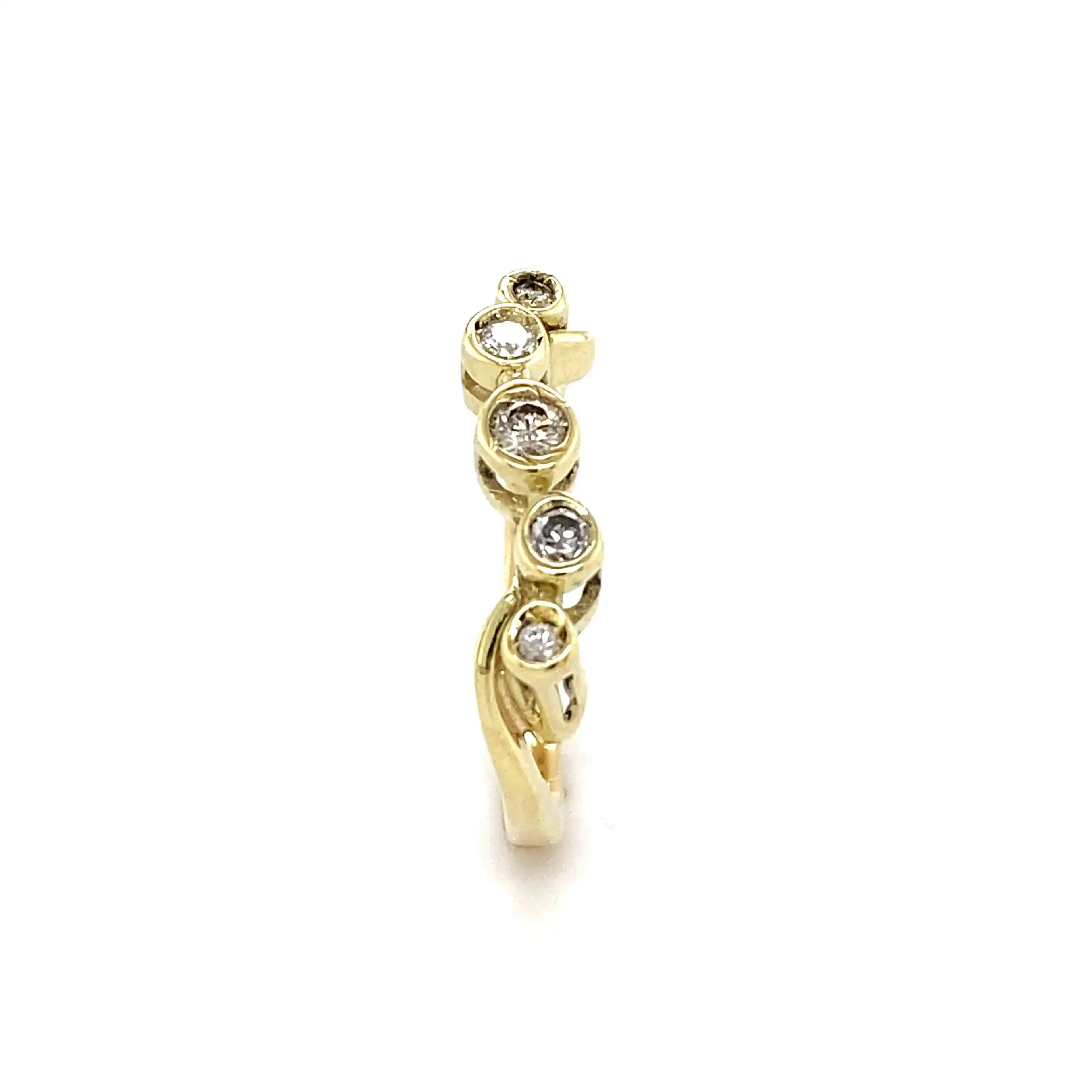 Ring Gelbgold mit Brillanten Ring Gelbgold mit Brillanten