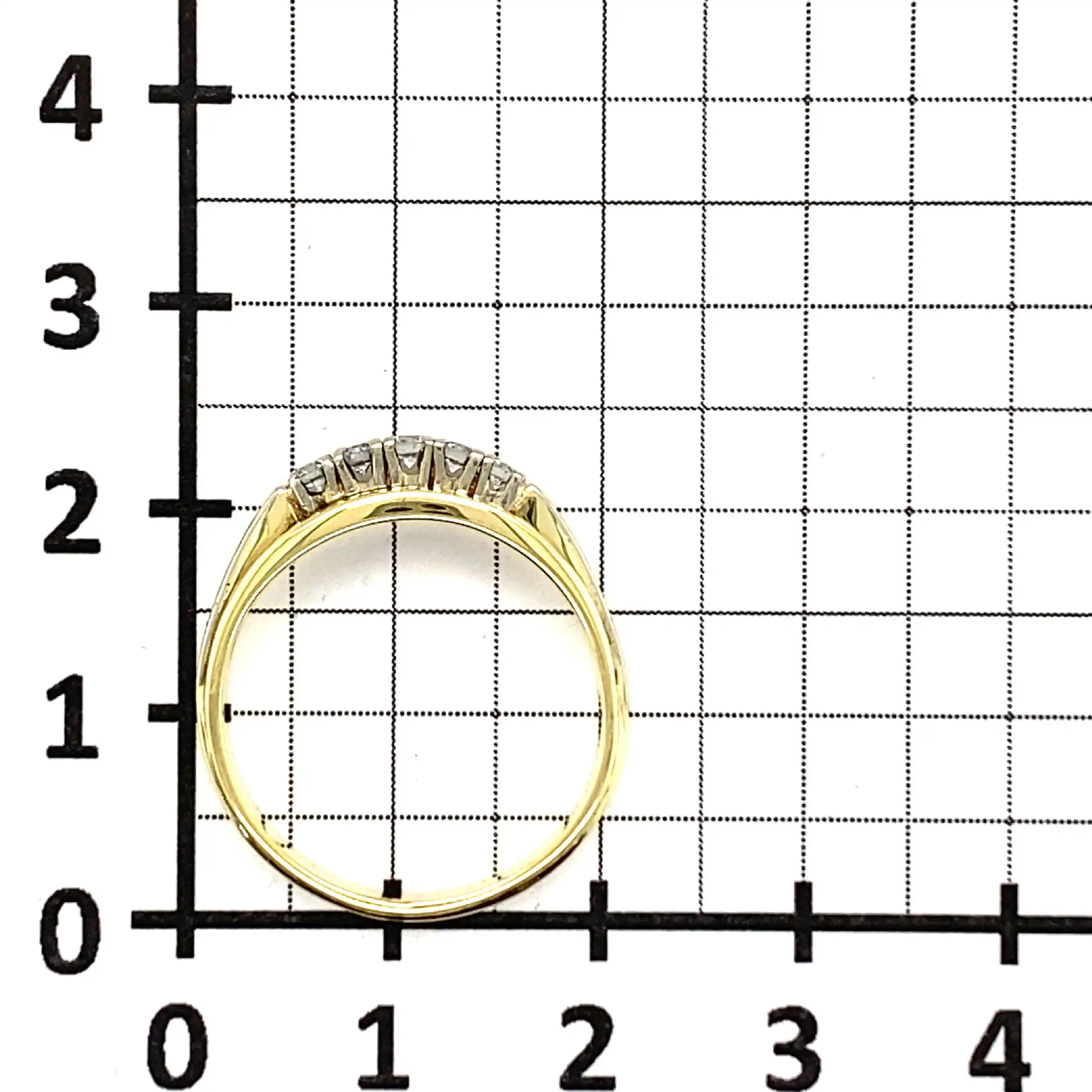 Ring Gelbgold mit Brillanten