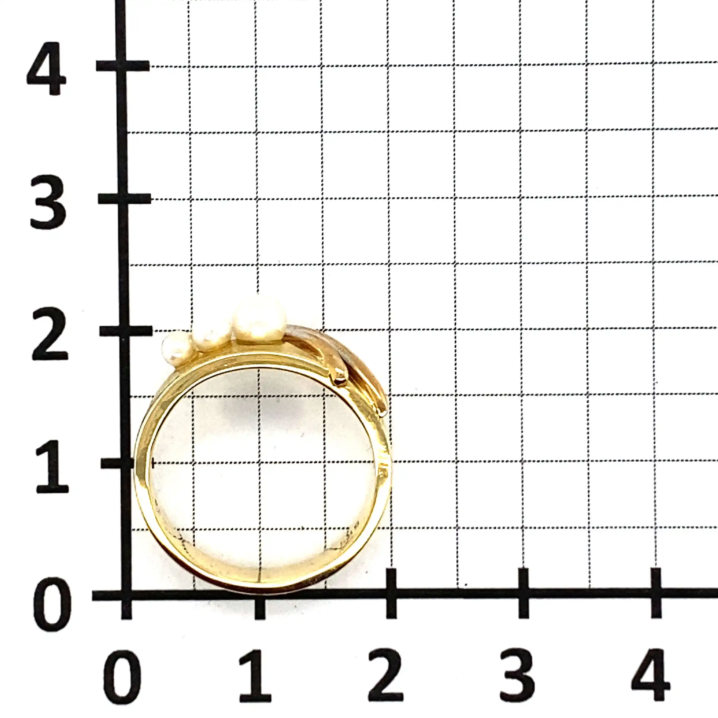 Ring Bicolor mit Perlen Ring Bicolor mit Perlen