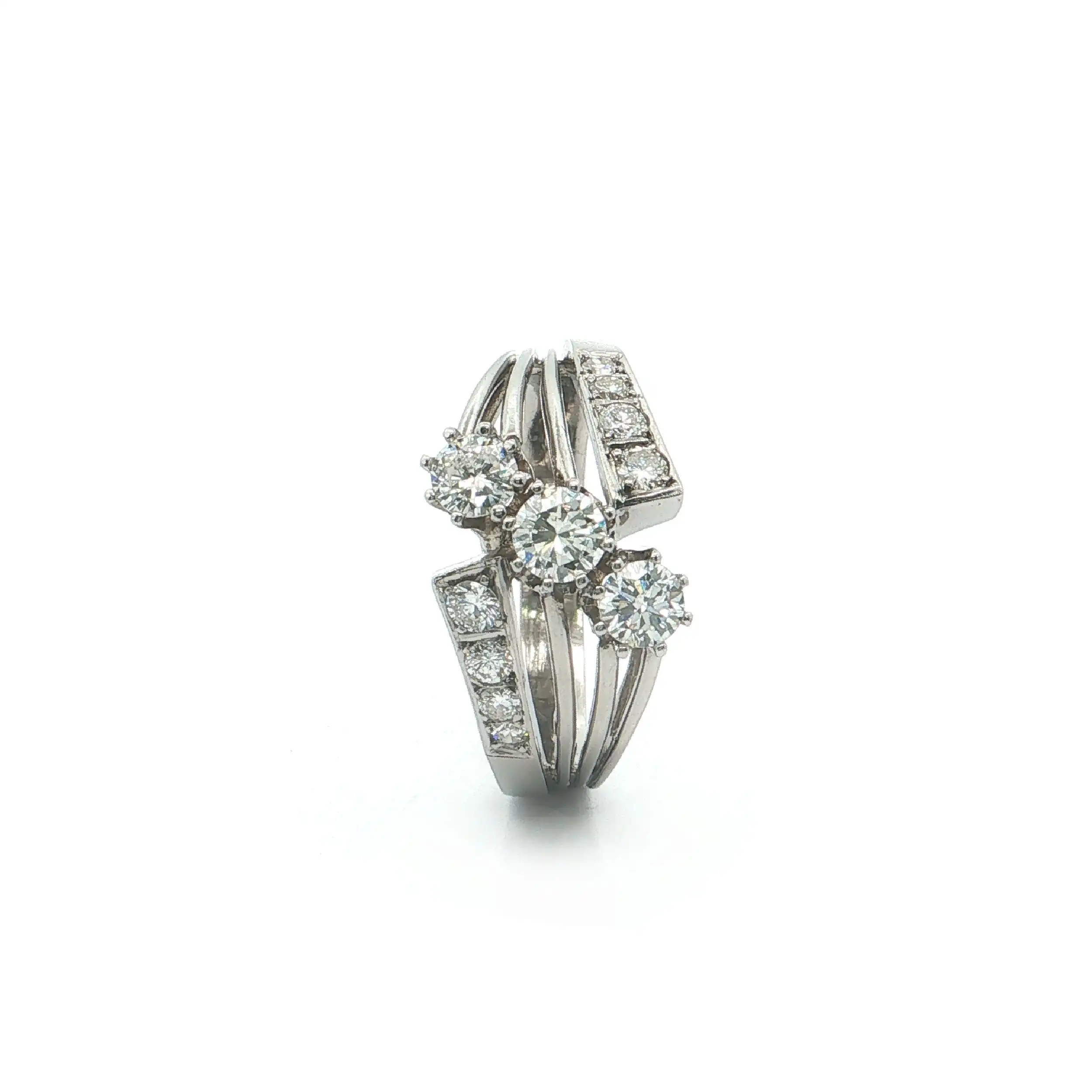 Ring Weißgold mit Brillanten