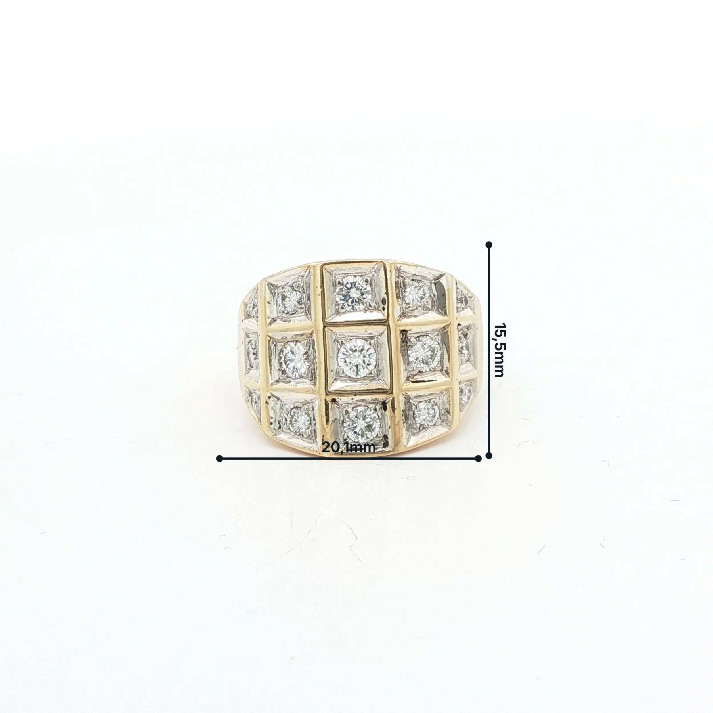 Ring Bicolor mit Brillanten Ring Bicolor mit Brillanten