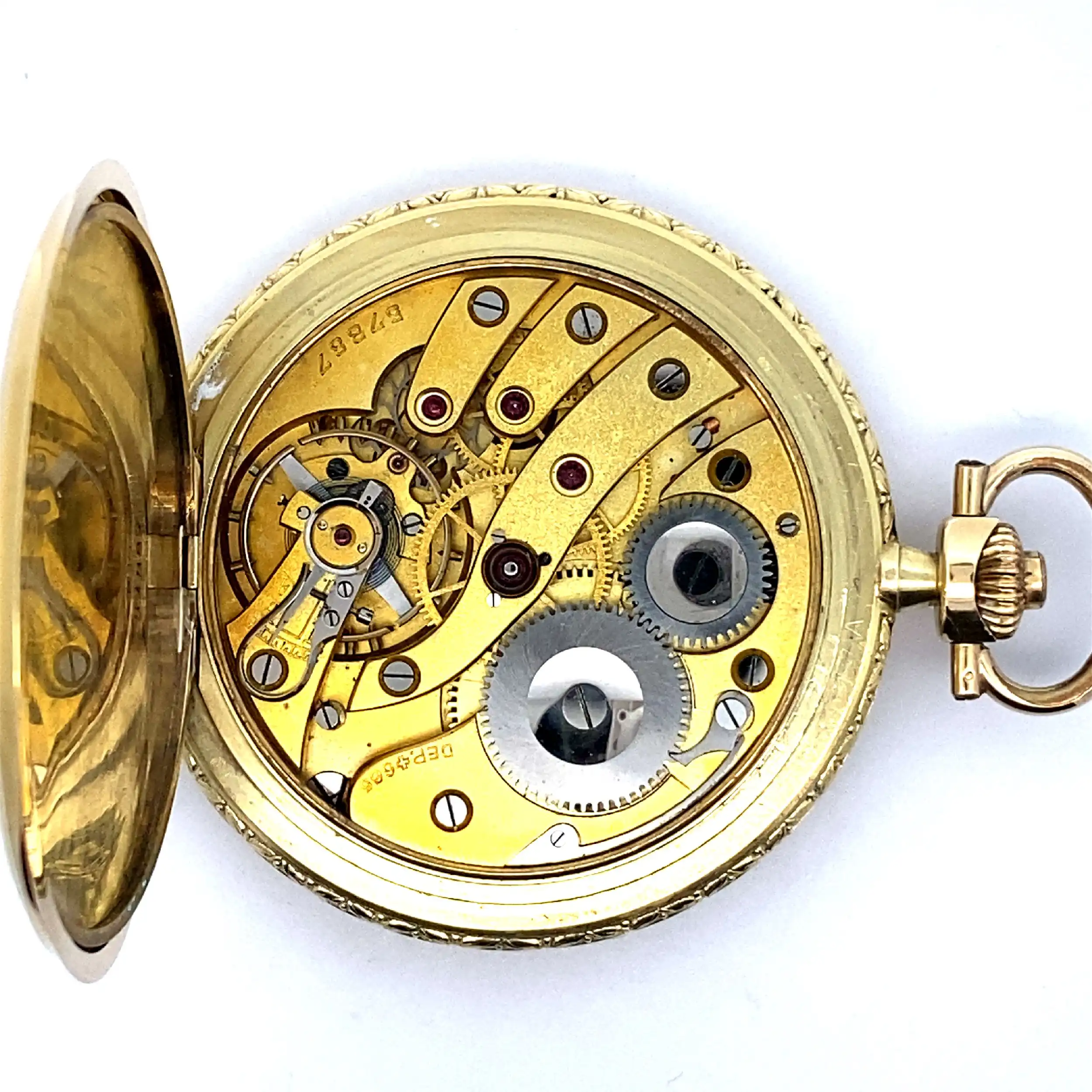 Taschenuhr Gelbgold