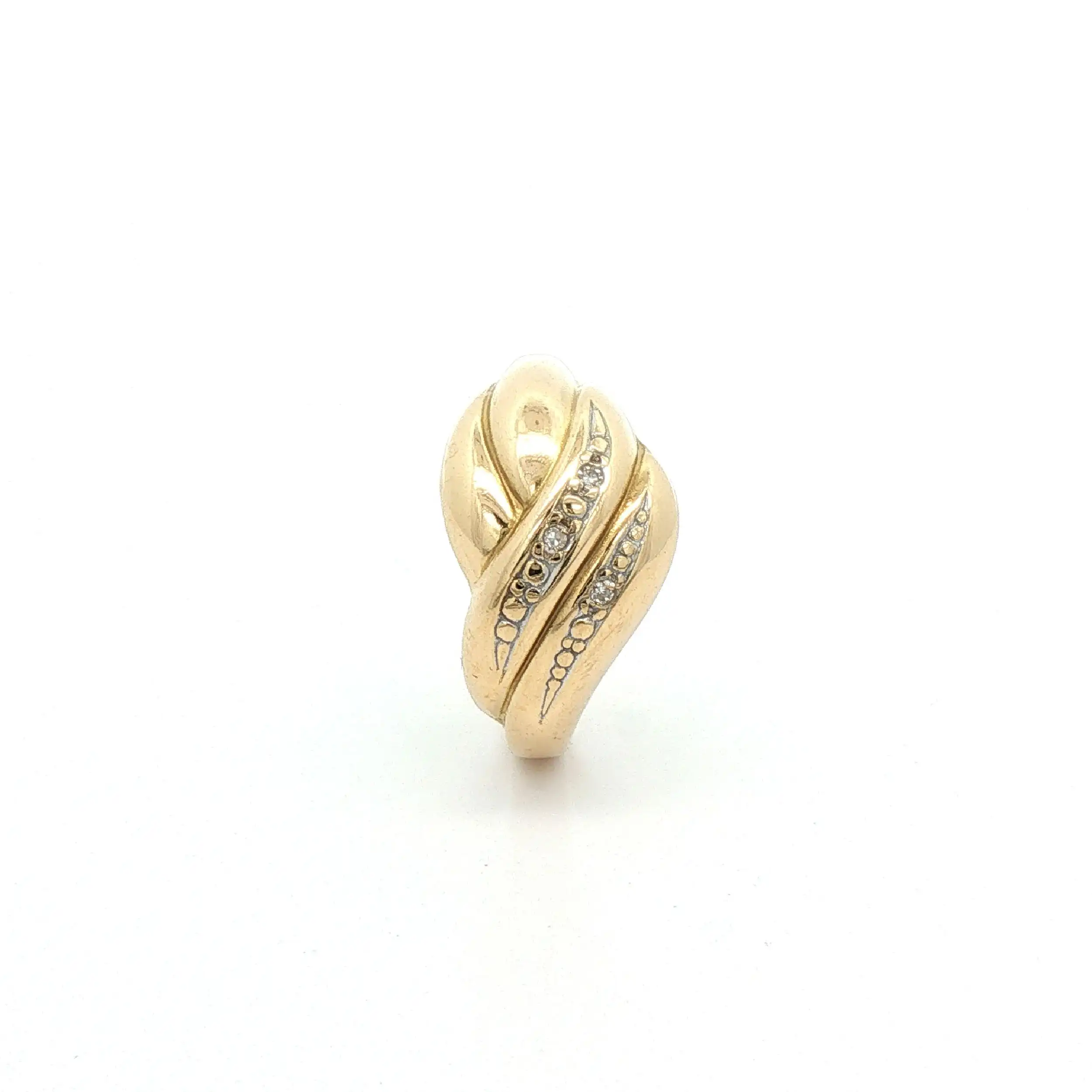 Ring Gelbgold mit Diamanten Ring Gelbgold mit Diamanten