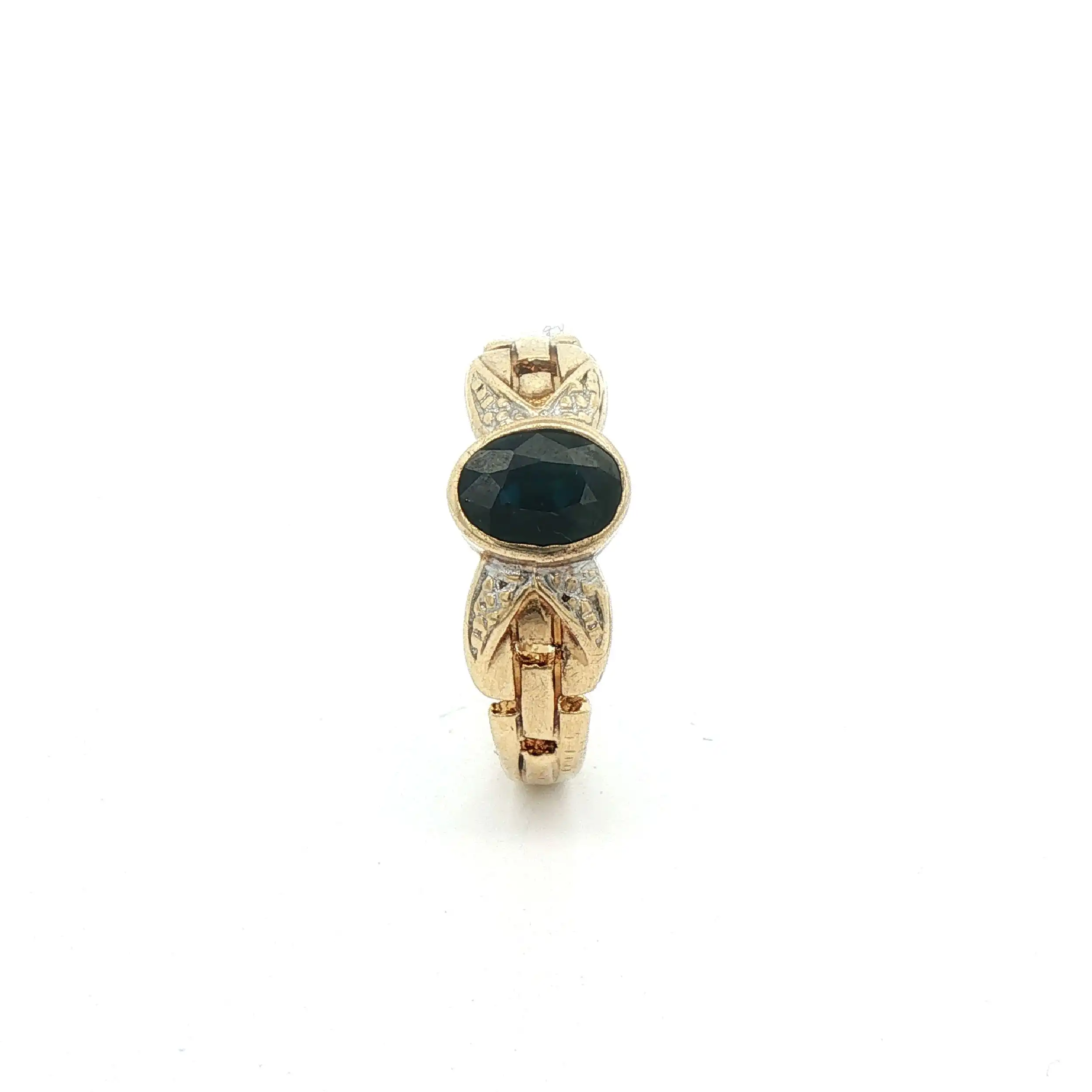 RIng Gelbgold mit blauen Stein RIng Gelbgold mit blauen Stein