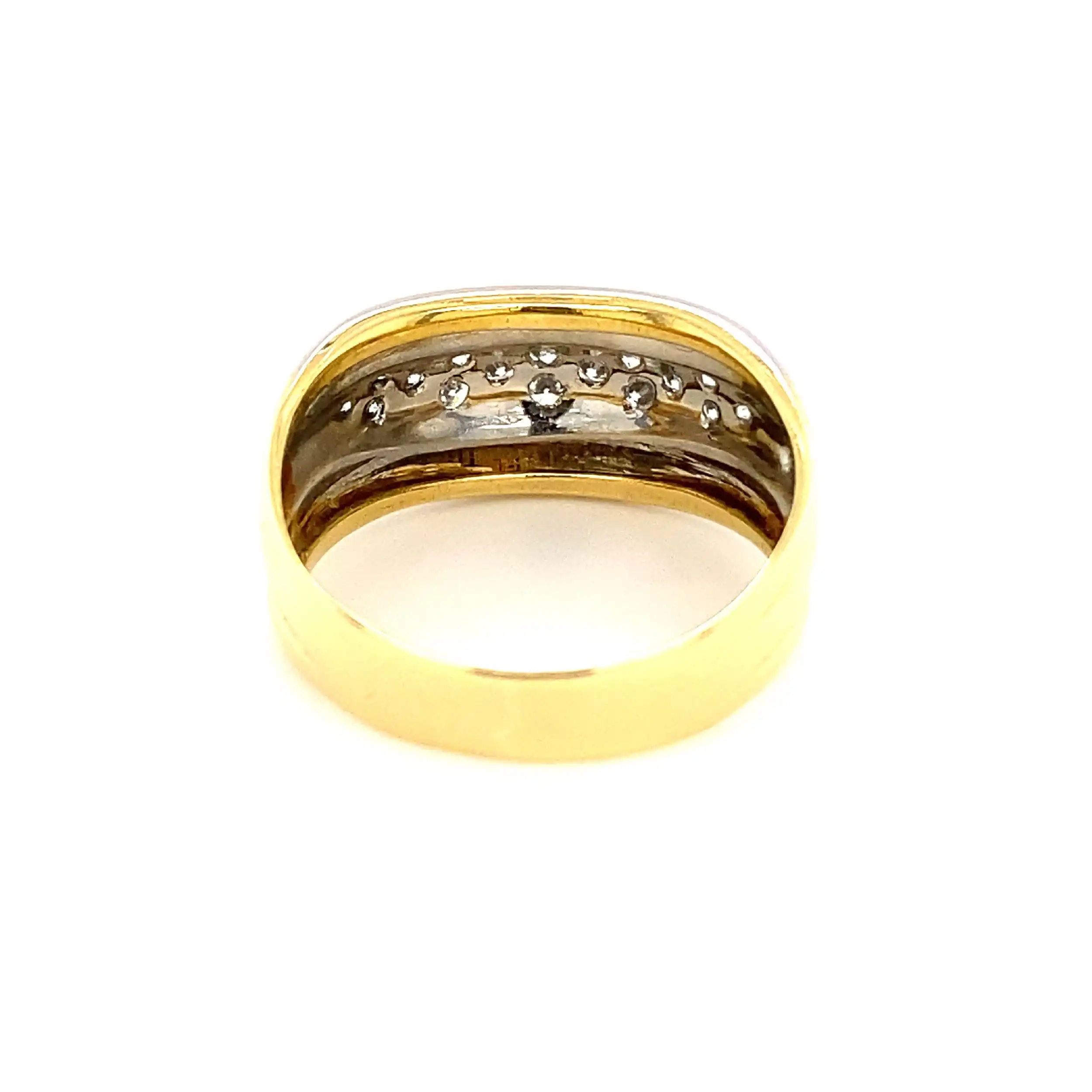 Ring Bicolor mit Brillanten Ring Bicolor mit Brillanten