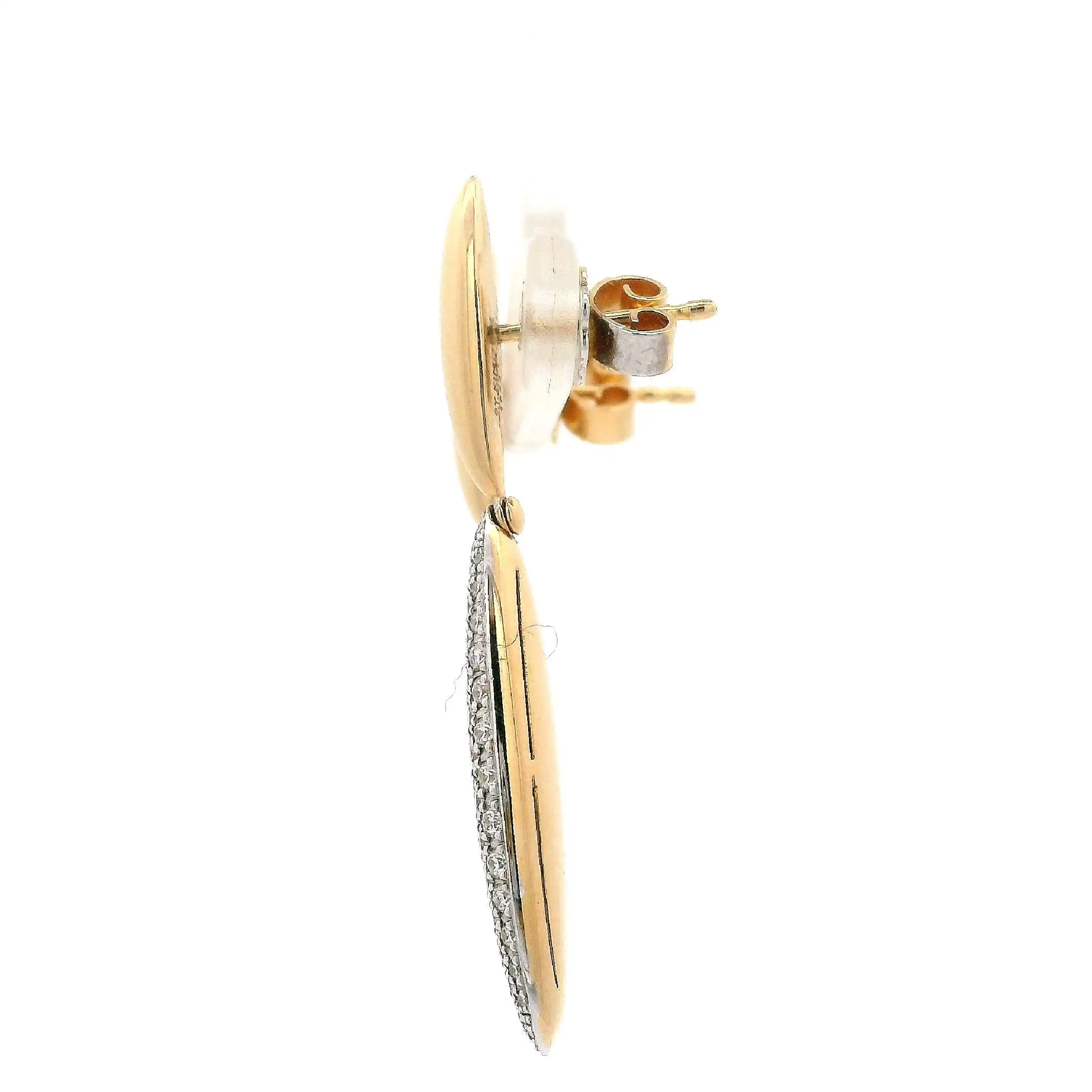 Ohrstecker Bicolor Sensual Cocoon Wempe by Kim mit Brillanten Ohrstecker Bicolor Sensual Cocoon Wempe by Kim mit Brillanten