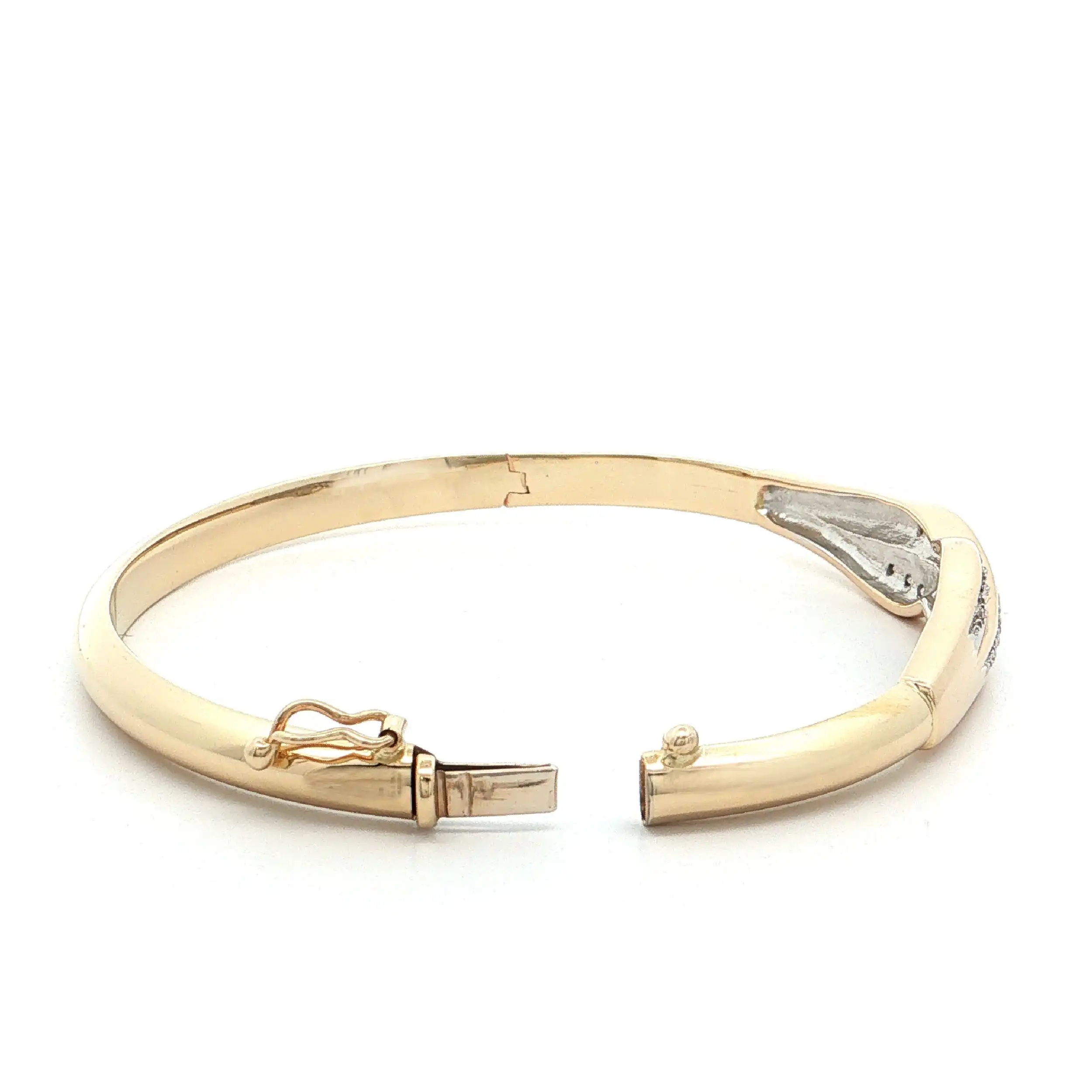 Armreif Bicolor mit Brillanten
