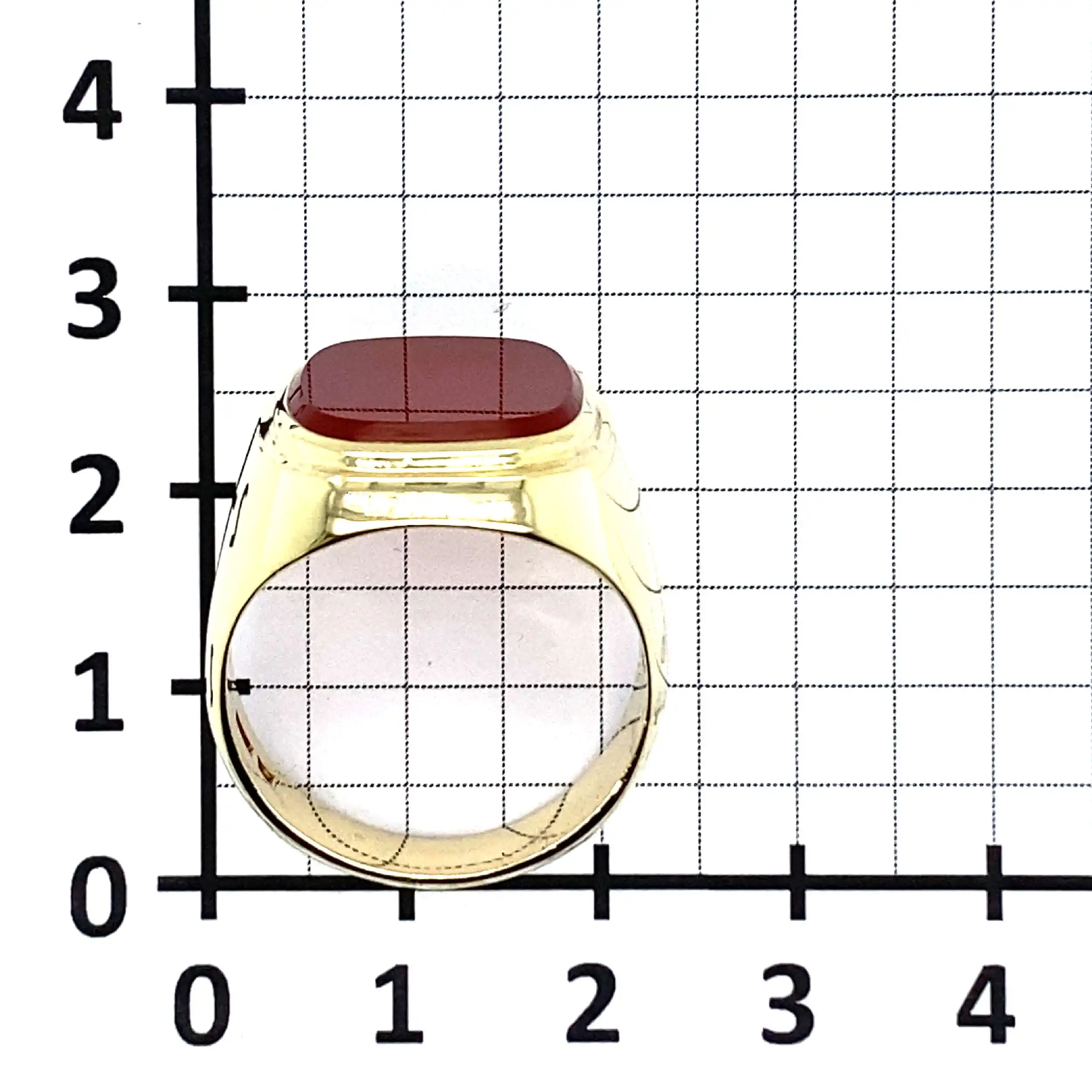 Ring Gelbgold mit Carneol Ring Gelbgold mit Carneol