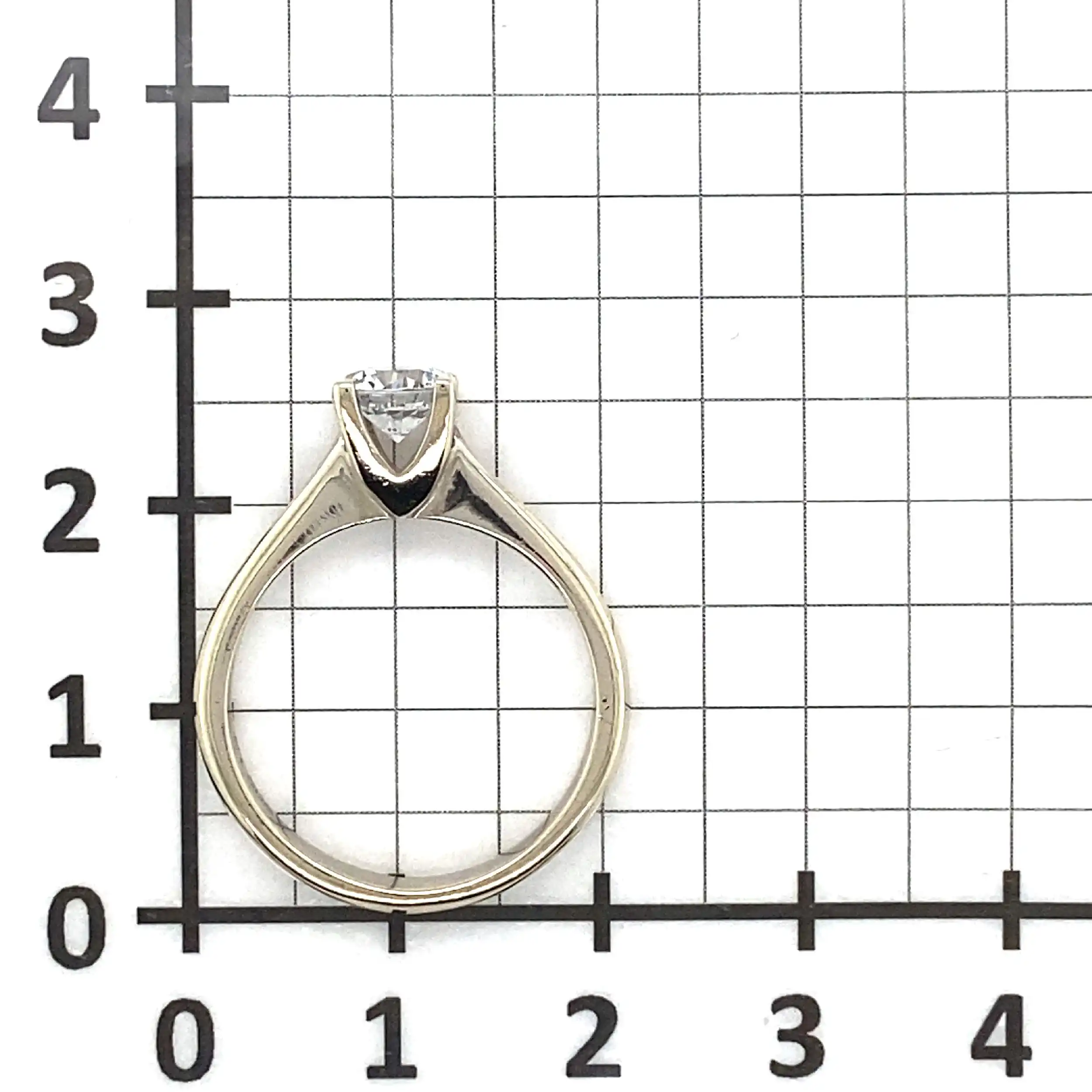Ring Weißgold mit Zirkonia Ring Weißgold mit Zirkonia