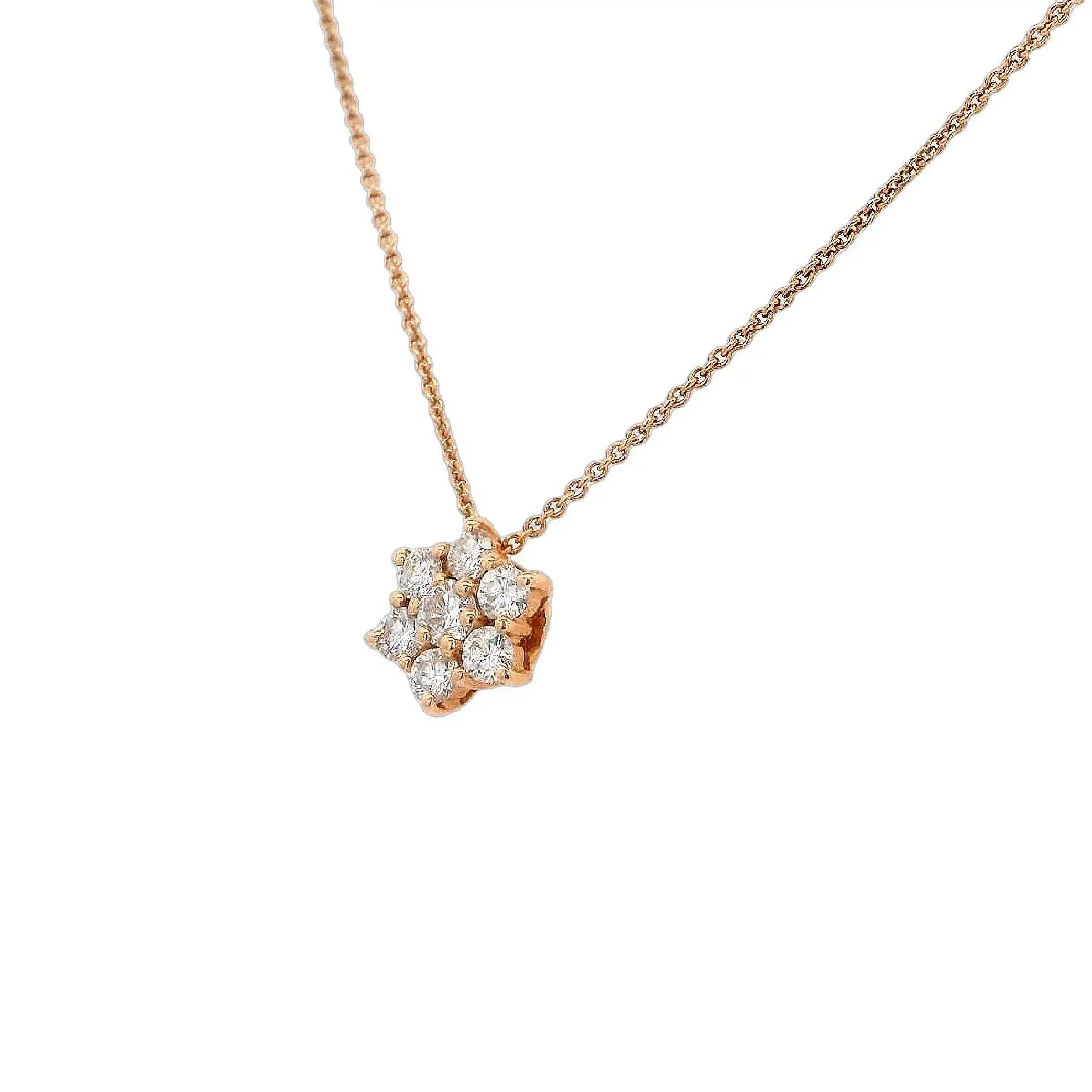 Kette mit Anhänger Rüschenbeck Rotgold
