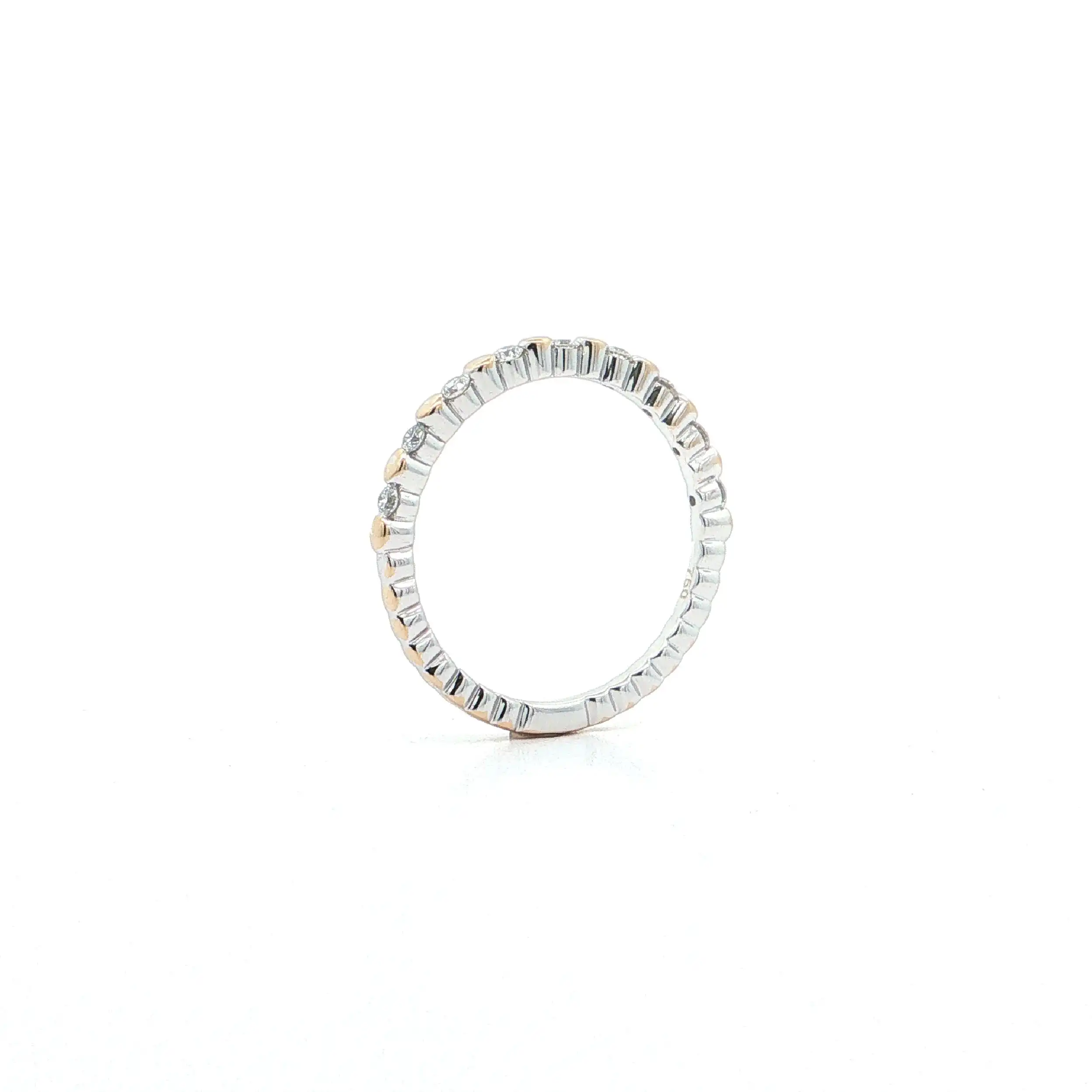 Ring Bicolor mit Brillanten 0,19ct. TW/SI Ring Bicolor mit Brillanten 0,19ct. TW/SI