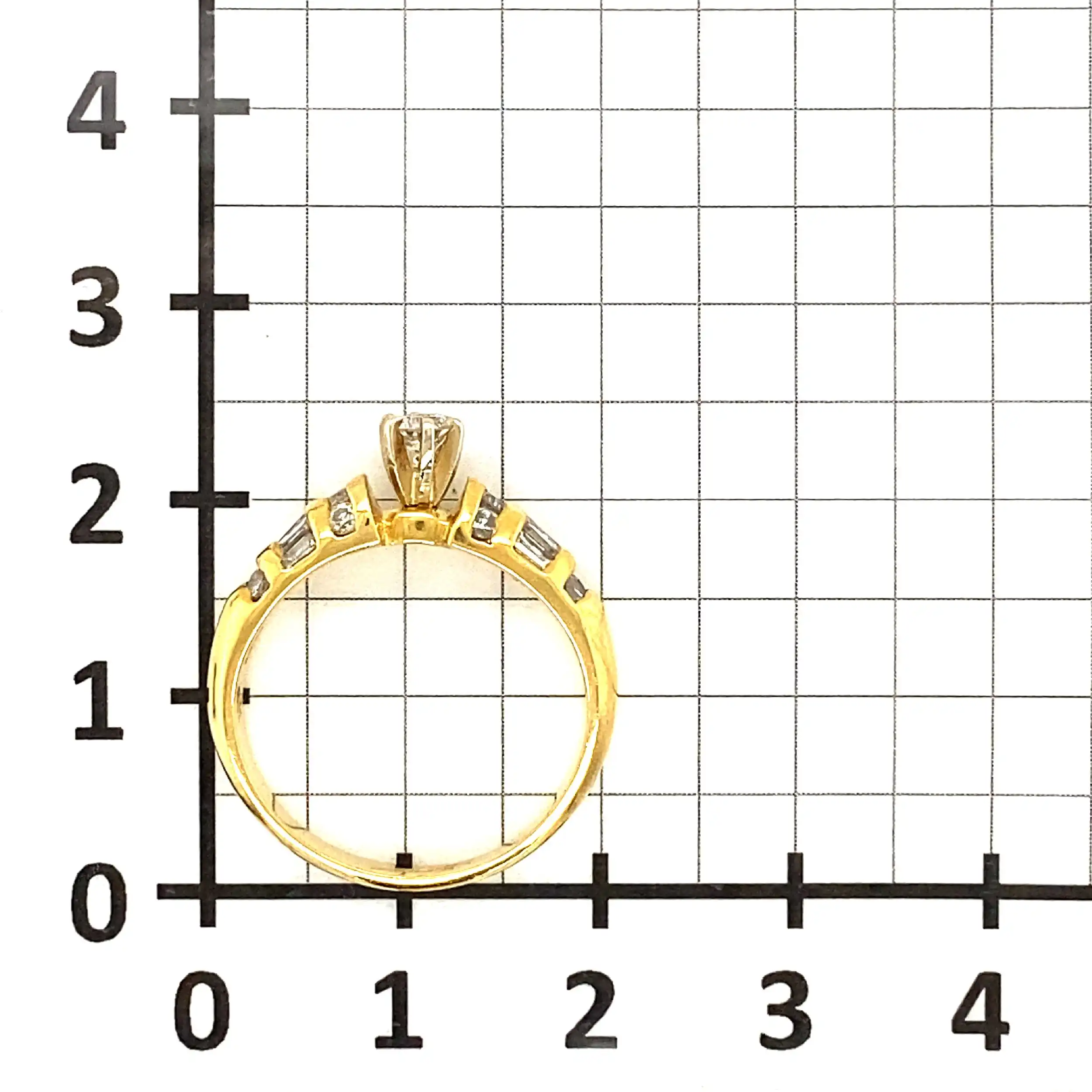 Ring Gelbgold mit Diamanten Ring Gelbgold mit Diamanten
