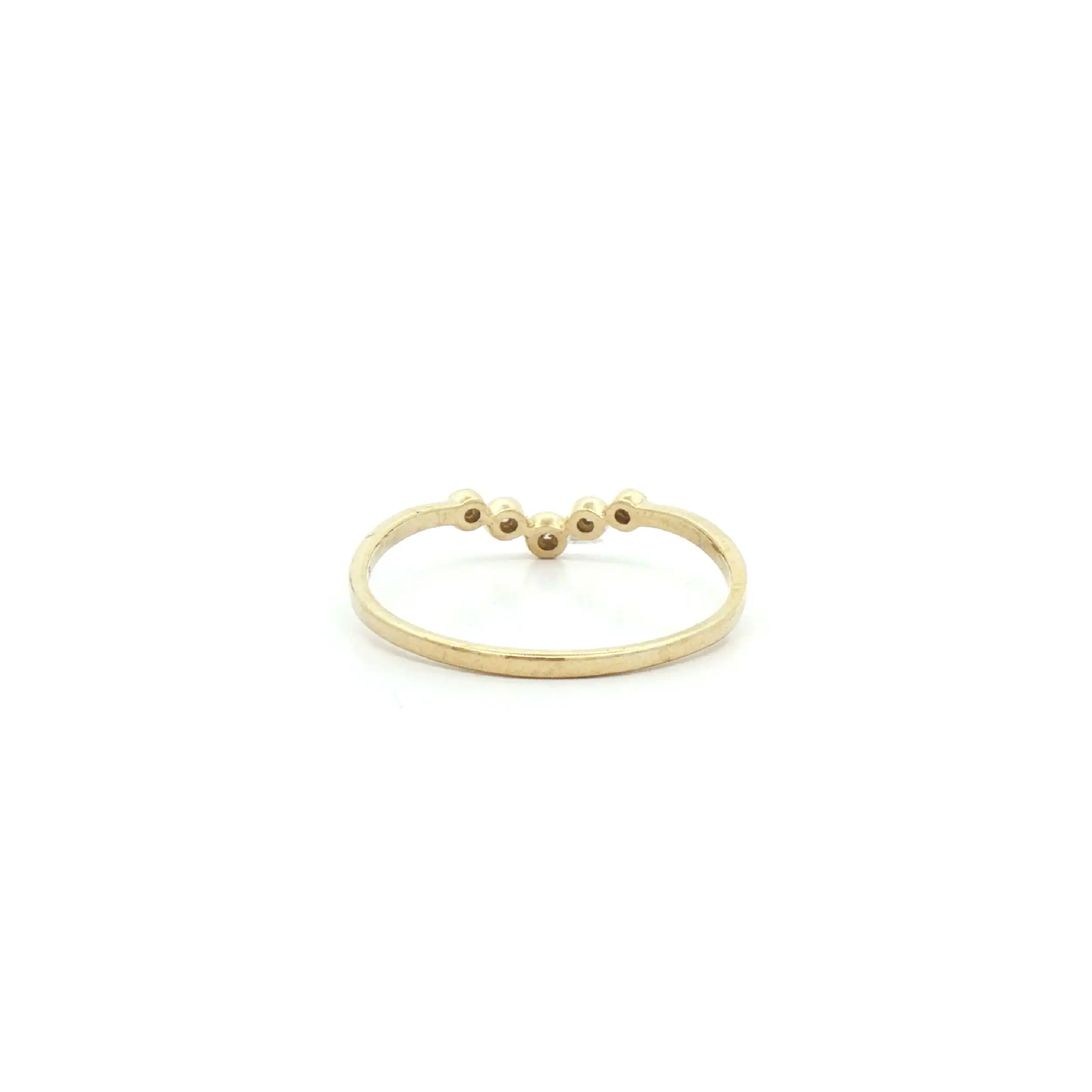 Ring Gelbgold mit Brillanten, graviert mit 0.04ct Ring Gelbgold mit Brillanten, graviert mit 0.04ct