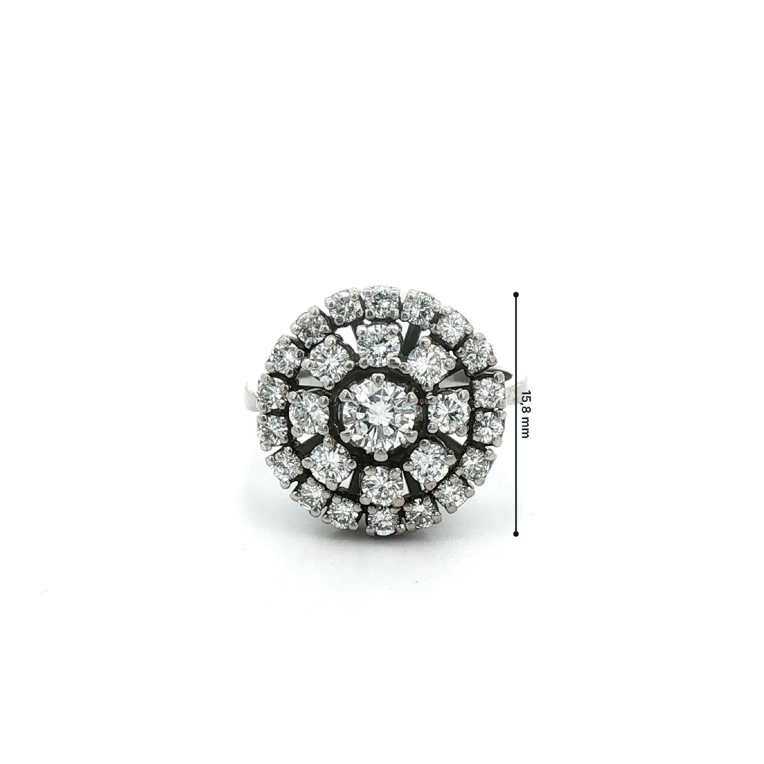 Ring Weißgold mit Brillanten