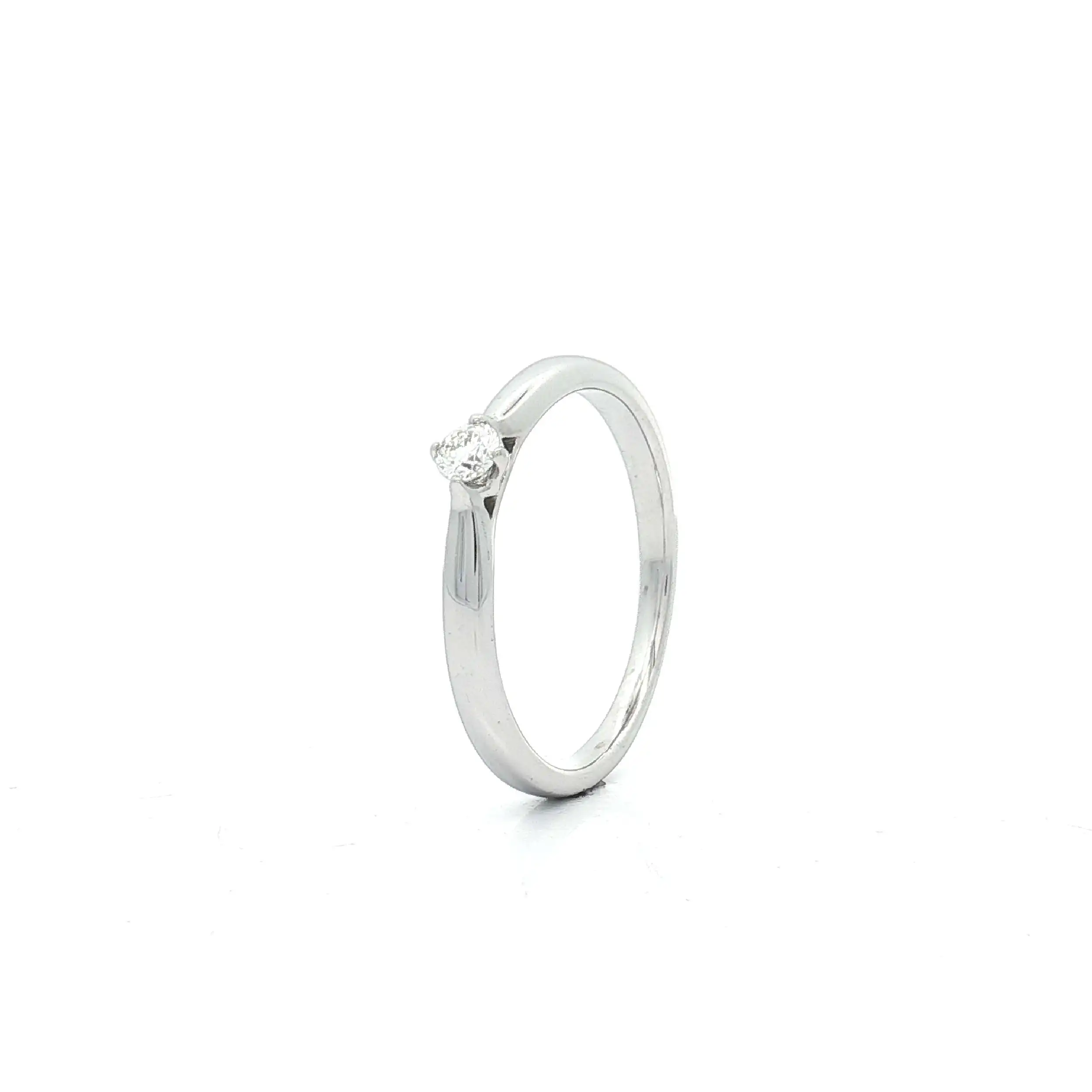 Solitärring Weißgold mit Brillant Solitär Solitärring Weißgold mit Brillant Solitär