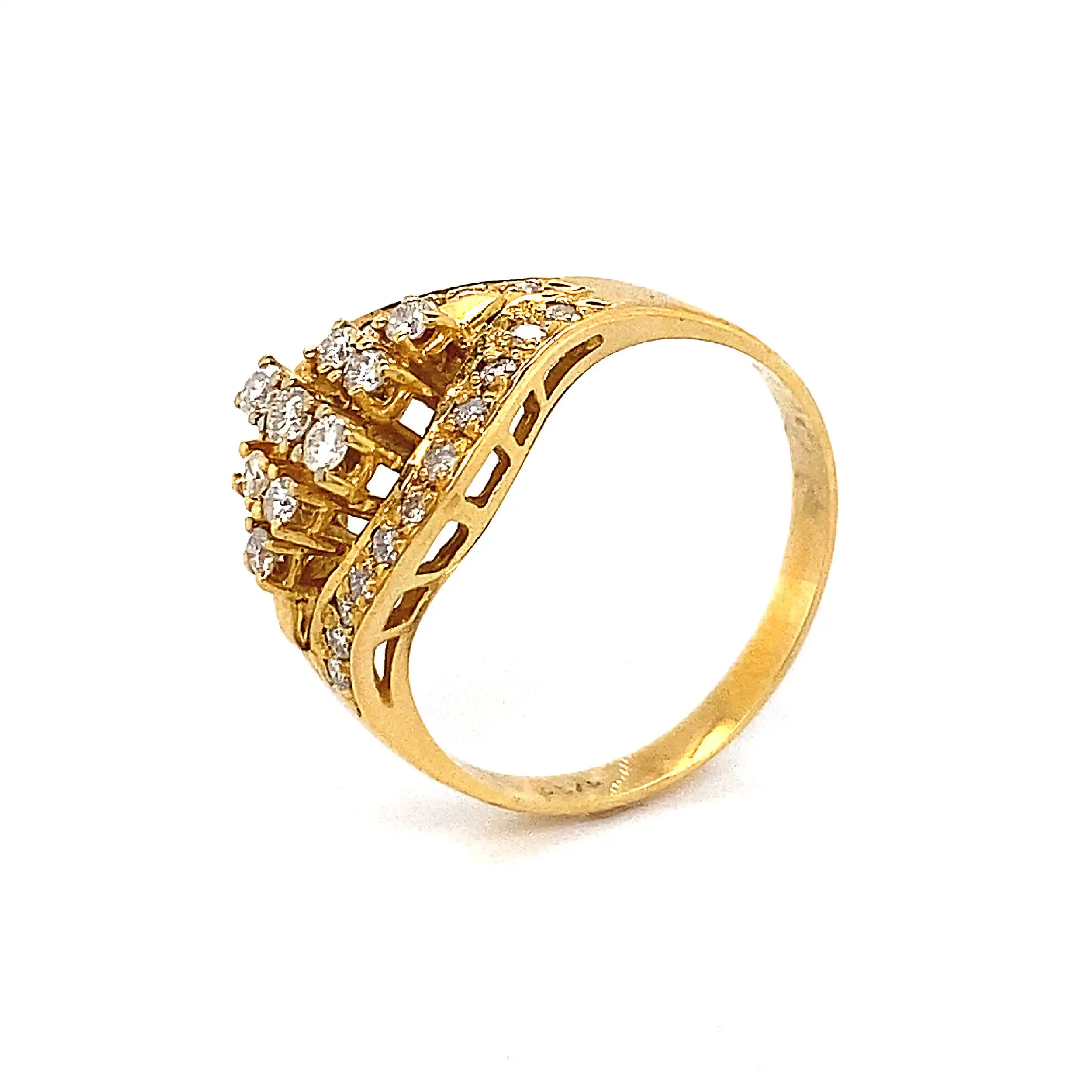 Ring Gelbgold mit Brillanten Ring Gelbgold mit Brillanten