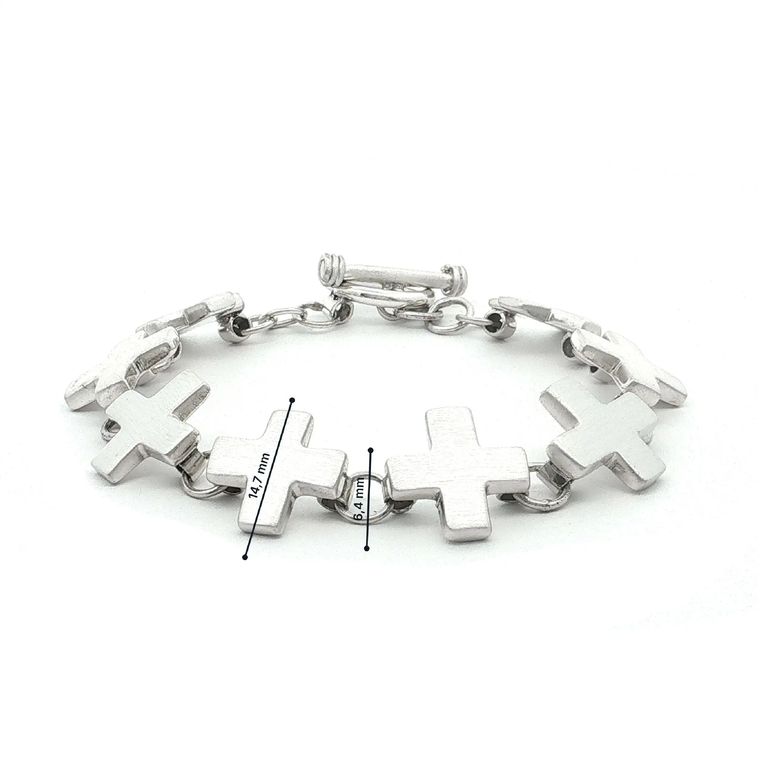Armband Silber mit Kreuzen