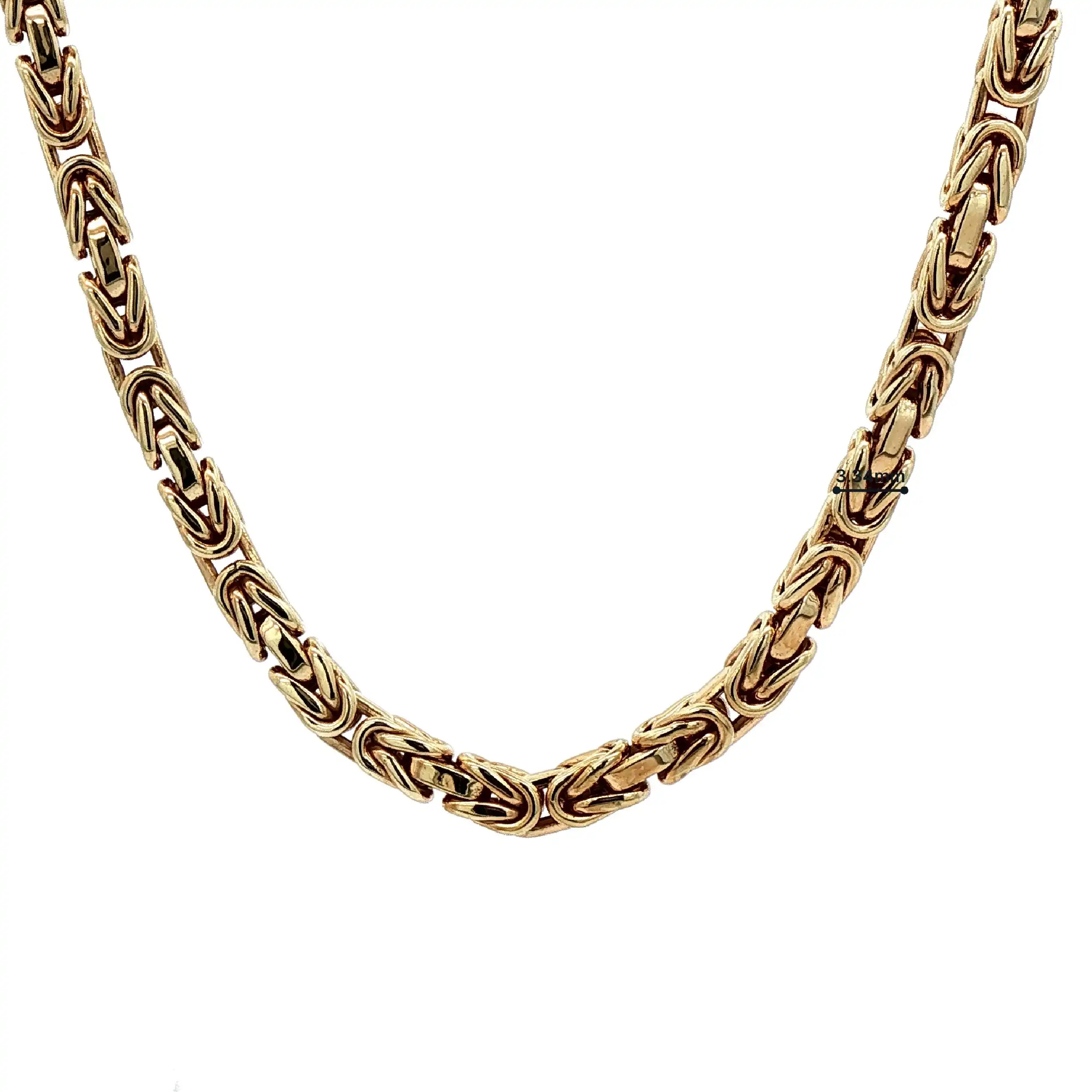 Königskette Gelbgold